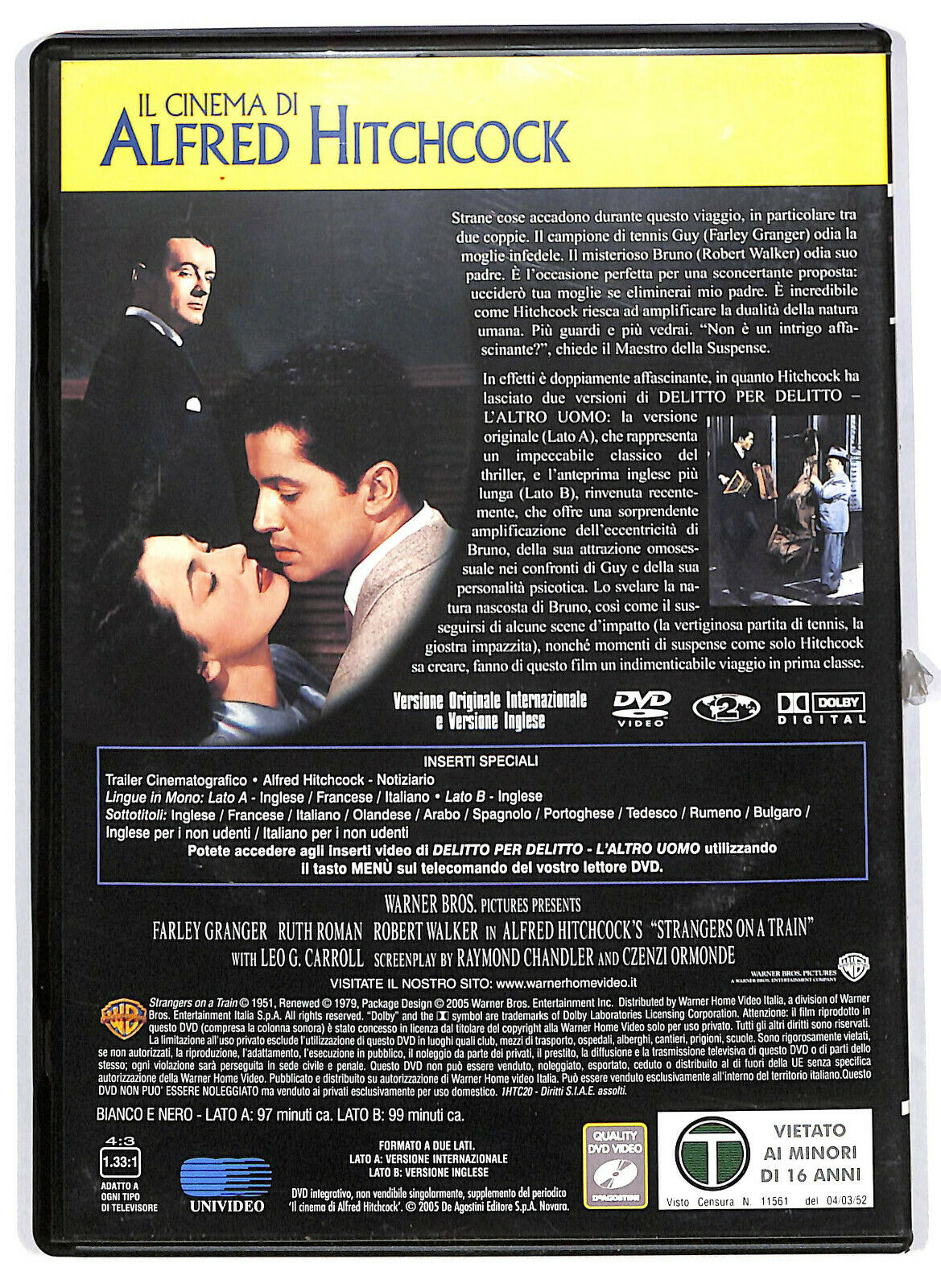 EBOND Alfred Hitchcock - Delitto Per Delitto - L'altro Uomo DVD DB648913