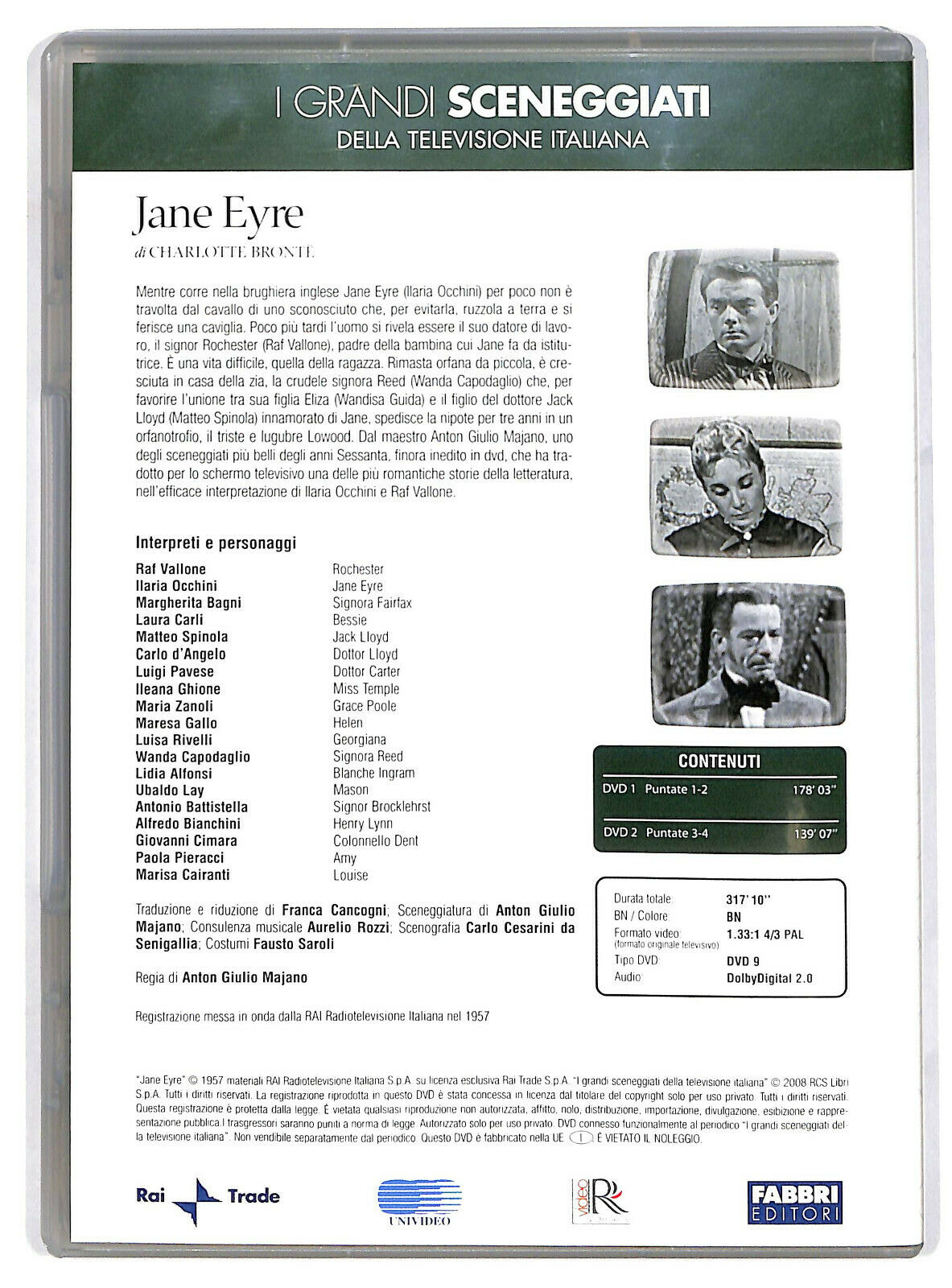 EBOND Jane Eyre : Puntate 1-4 Editoriale DVD DB648923