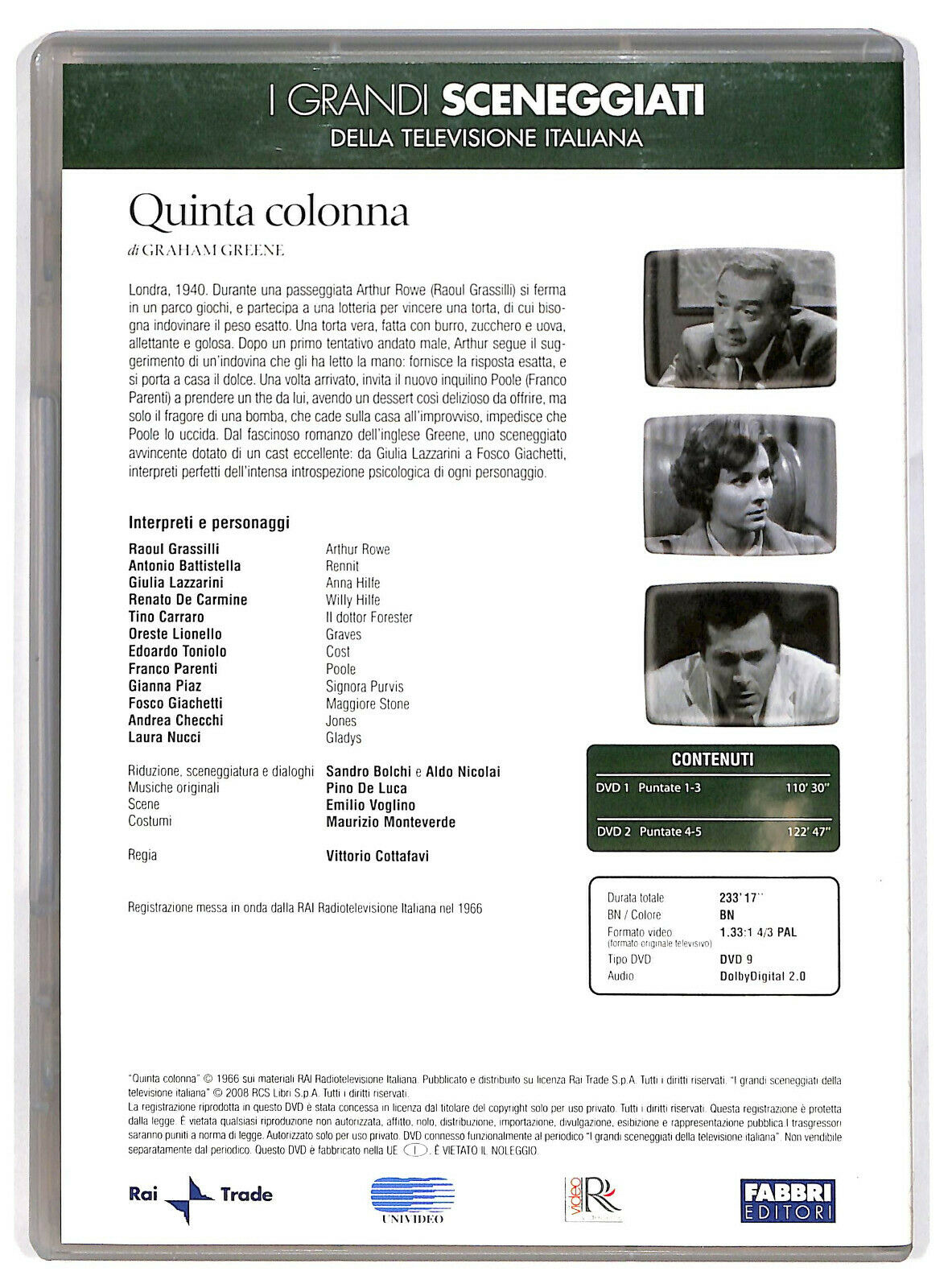 EBOND Quinta Colonna : Puntate 1-4 Editoriale DVD DB648937