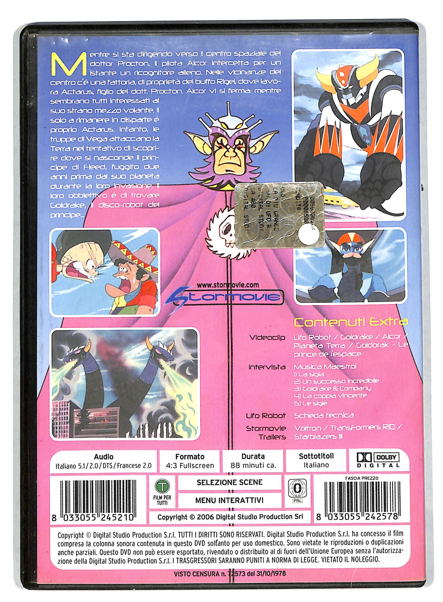 EBOND Goldrake all'attacco - La piu grande avventura EDITORIALE DVD DB649617