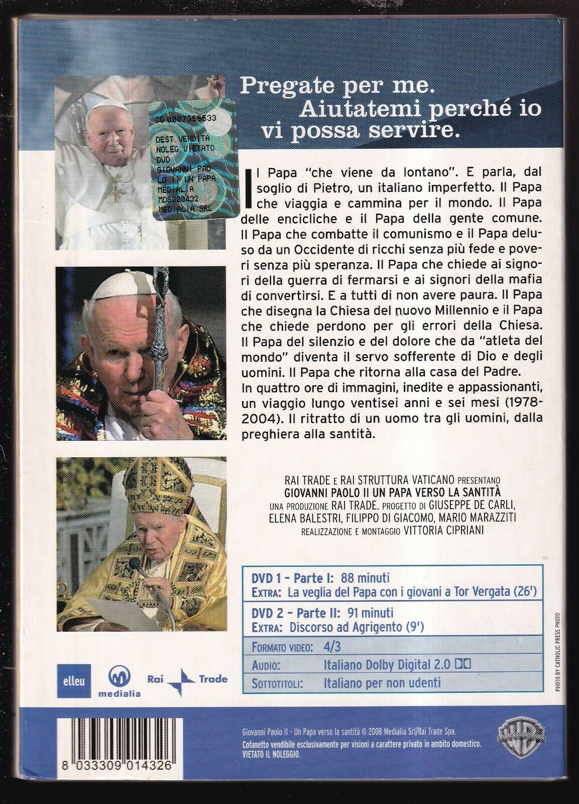 EBOND Giovanni Paolo Ii - Un Papa Verso La Santita' (2) DVD DB649830