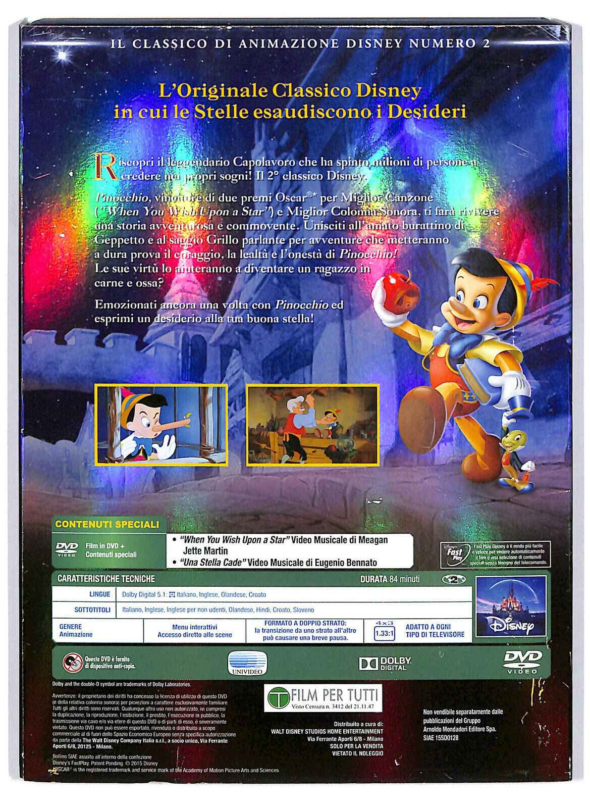 EBOND Pinocchio DVD DB649857