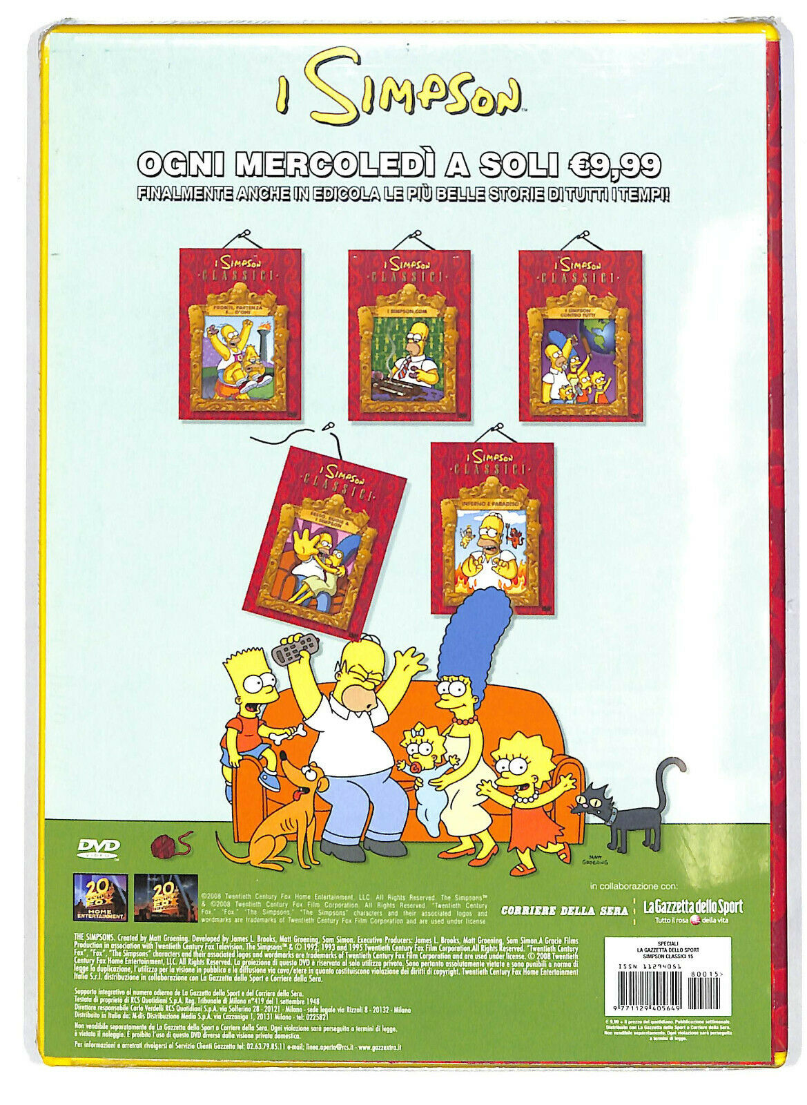 EBOND I Simpson -omicidi Misteriosi a Springfield Vol.15 Editoriale DVD DB650101