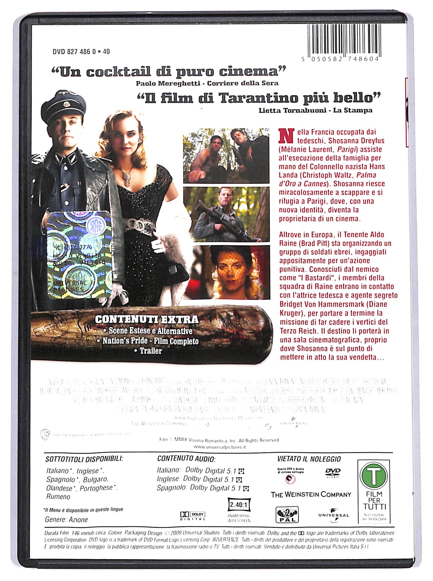 EBOND bastardi senza gloria DVD DB650114