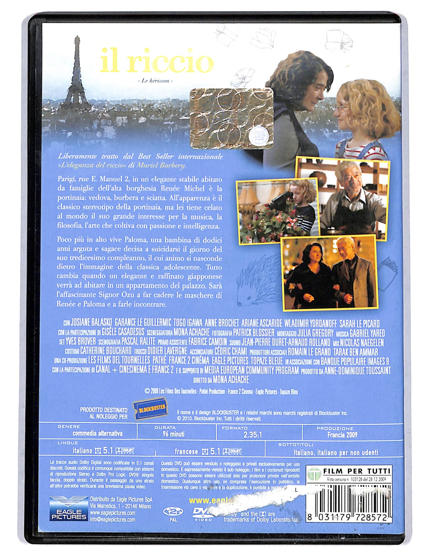 EBOND Il riccio NOLEGGIO DVD DB650130