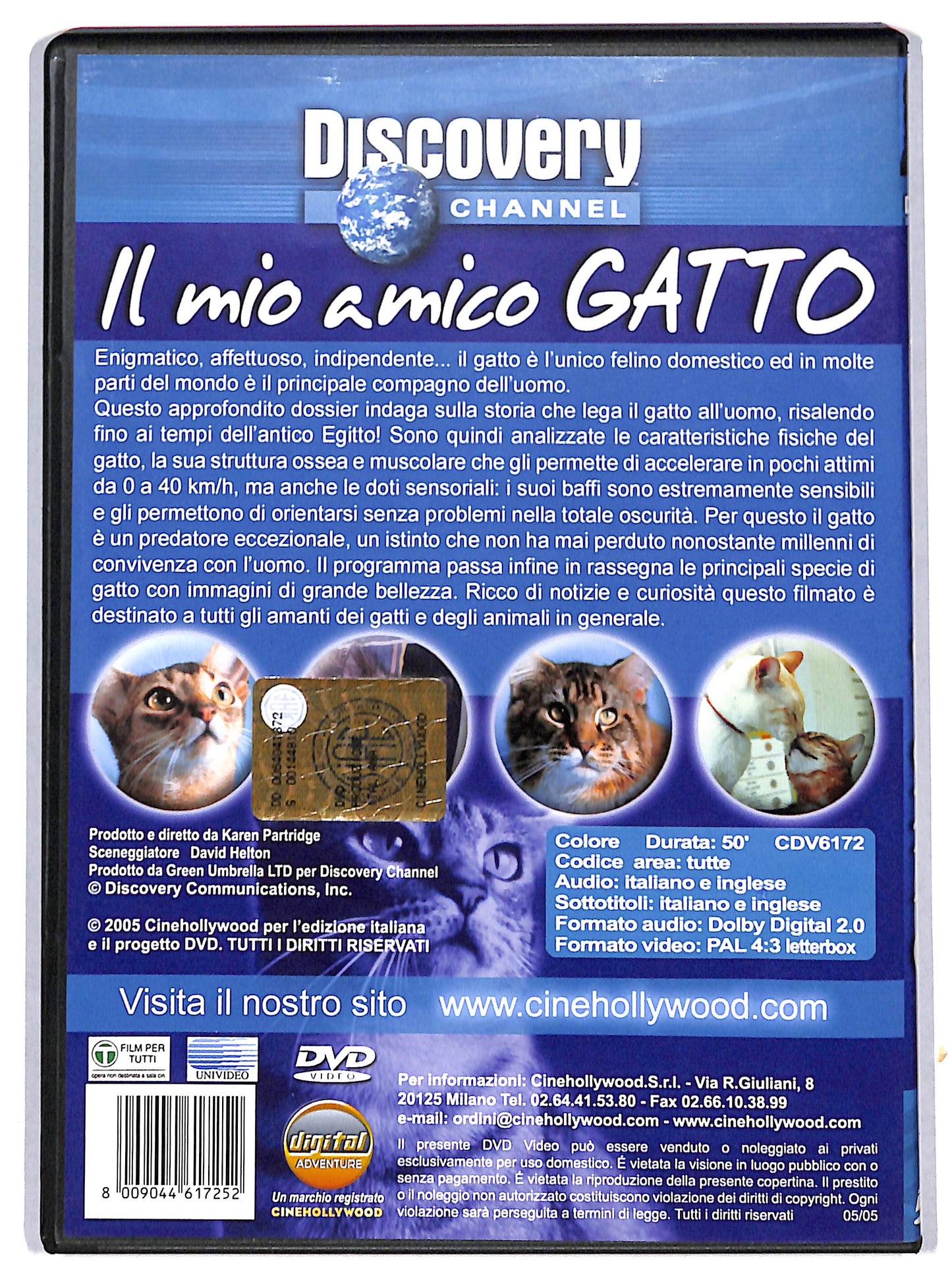 EBOND Il mio amico gatto DVD DB650132