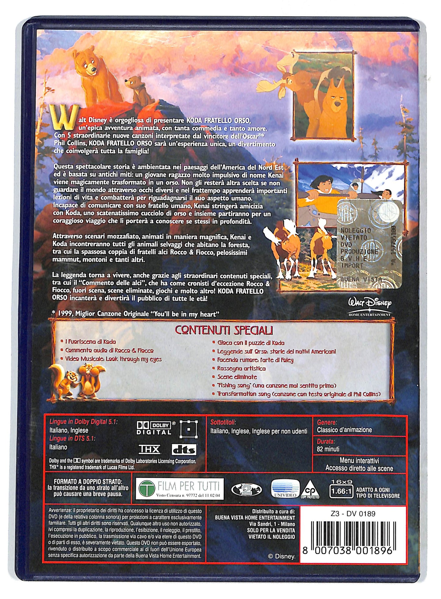 EBOND Koda, fratello orso DVD DB650136