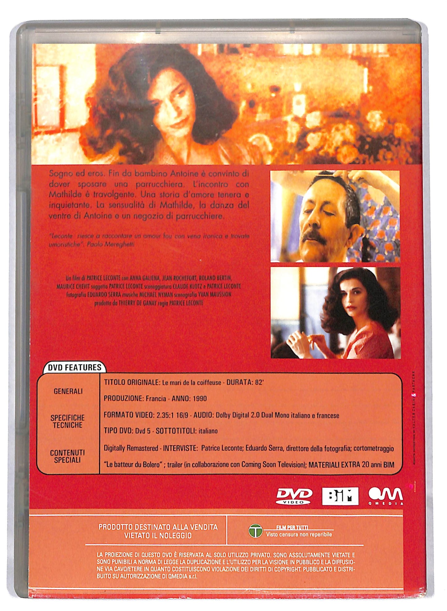 EBOND Il marito della parrucchiera EDITORIALE DVD DB650149