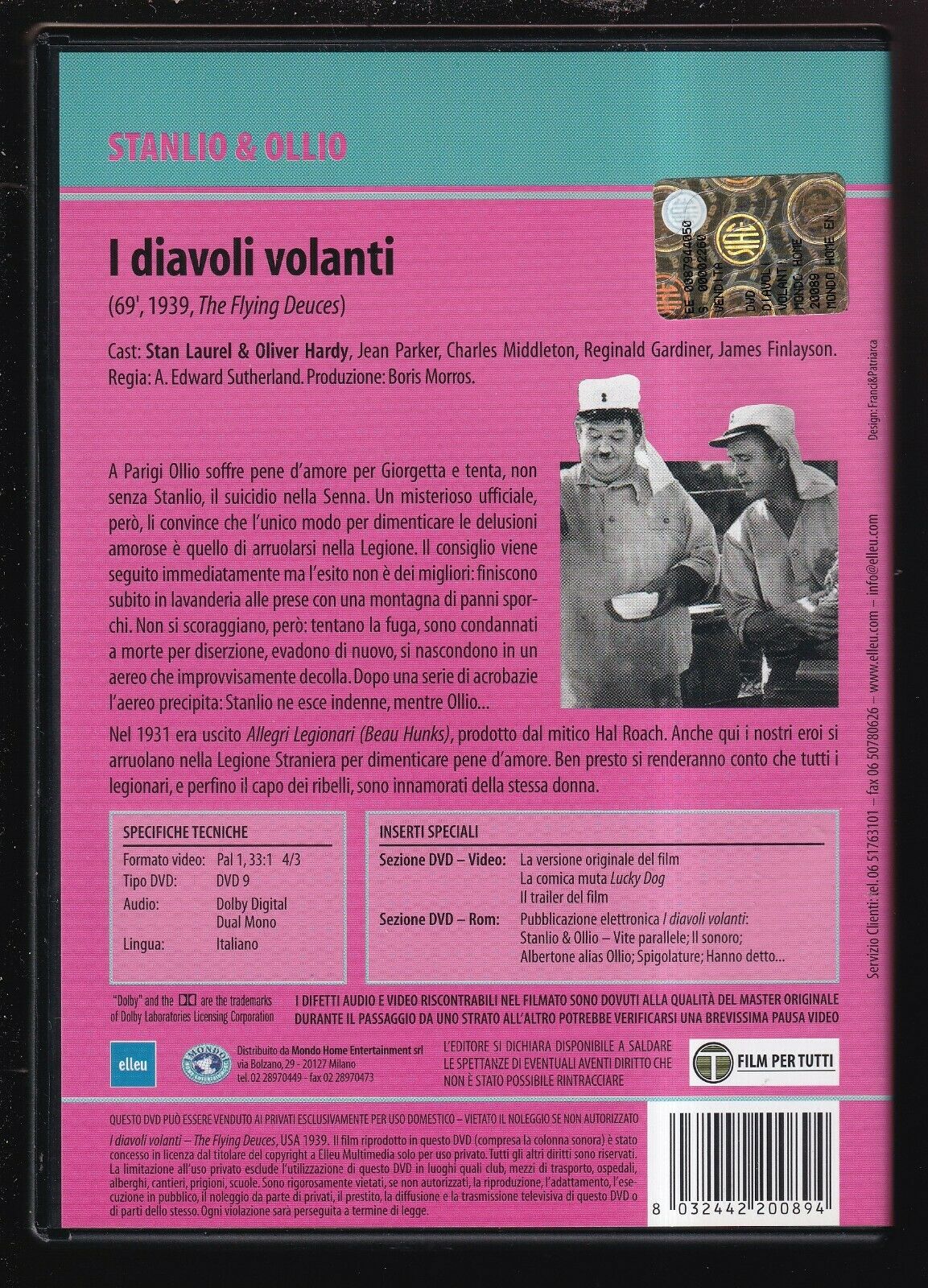 EBOND I Diavoli Volanti Con Stanlio e Ollio DVD DB650353