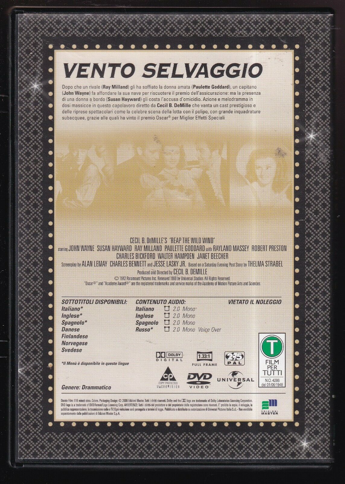 EBOND Vento Selvaggio I Capolavori Delle Star Editoriale DVD DB650622