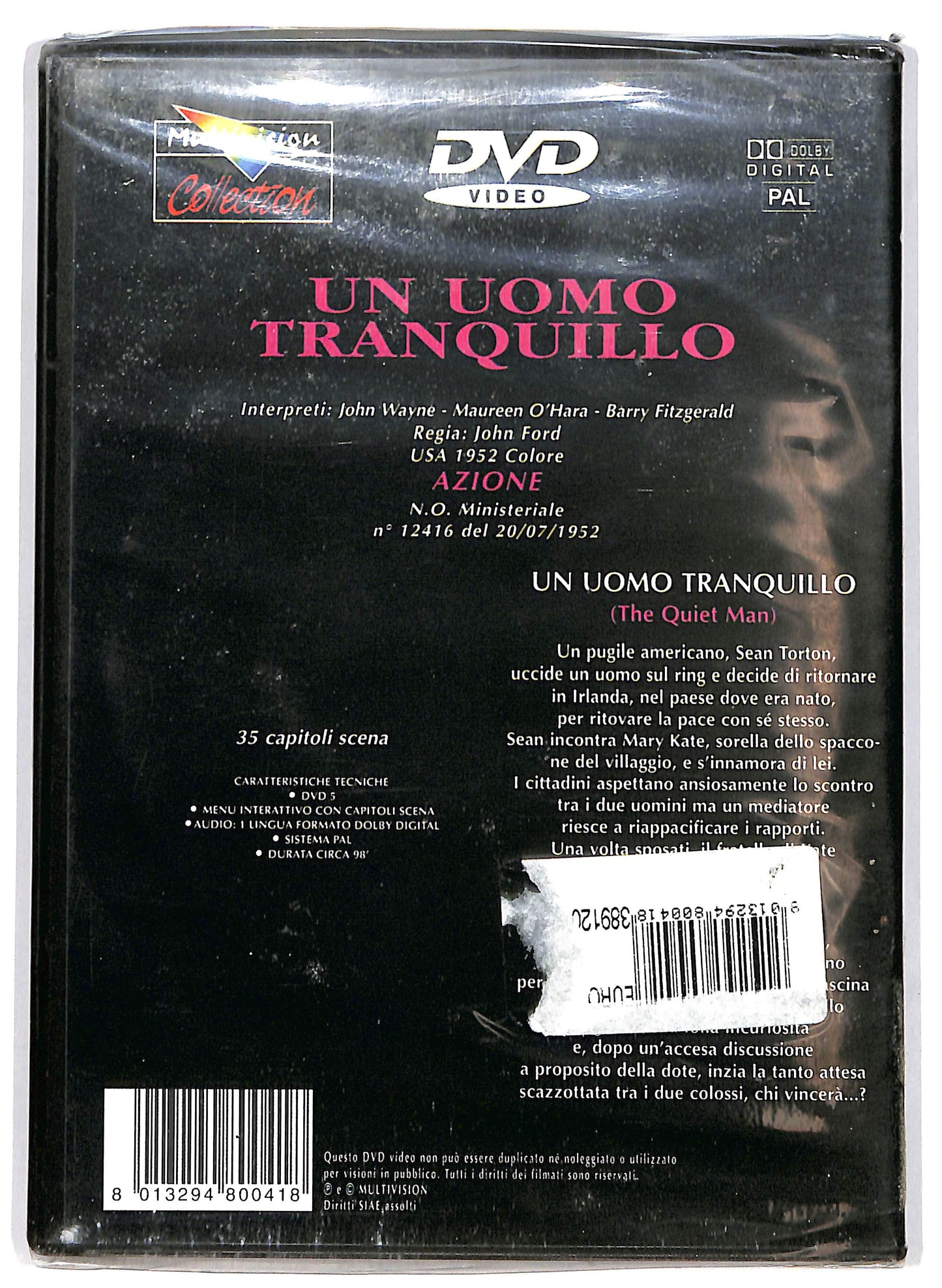EBOND Un uomo tranquillo DVD DB650630