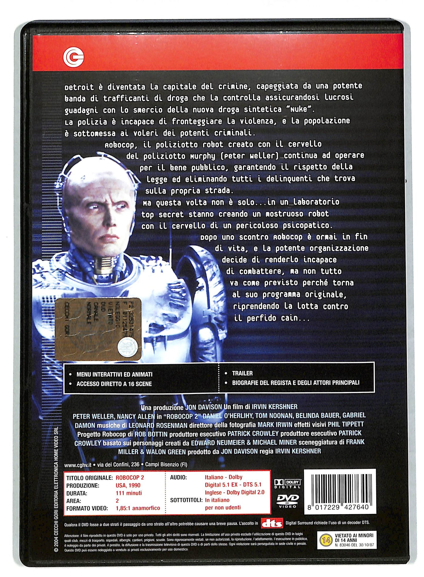EBOND RoboCop 2 DVD DB650648