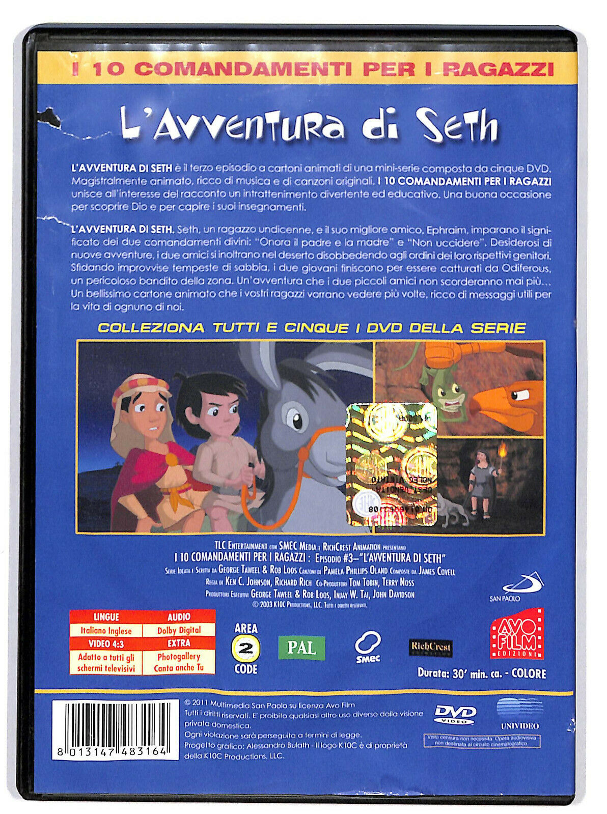 EBOND L'avventura Di Seth Vl. 3 I 10 Comandamneti Per Ragazzi DVD DB651312