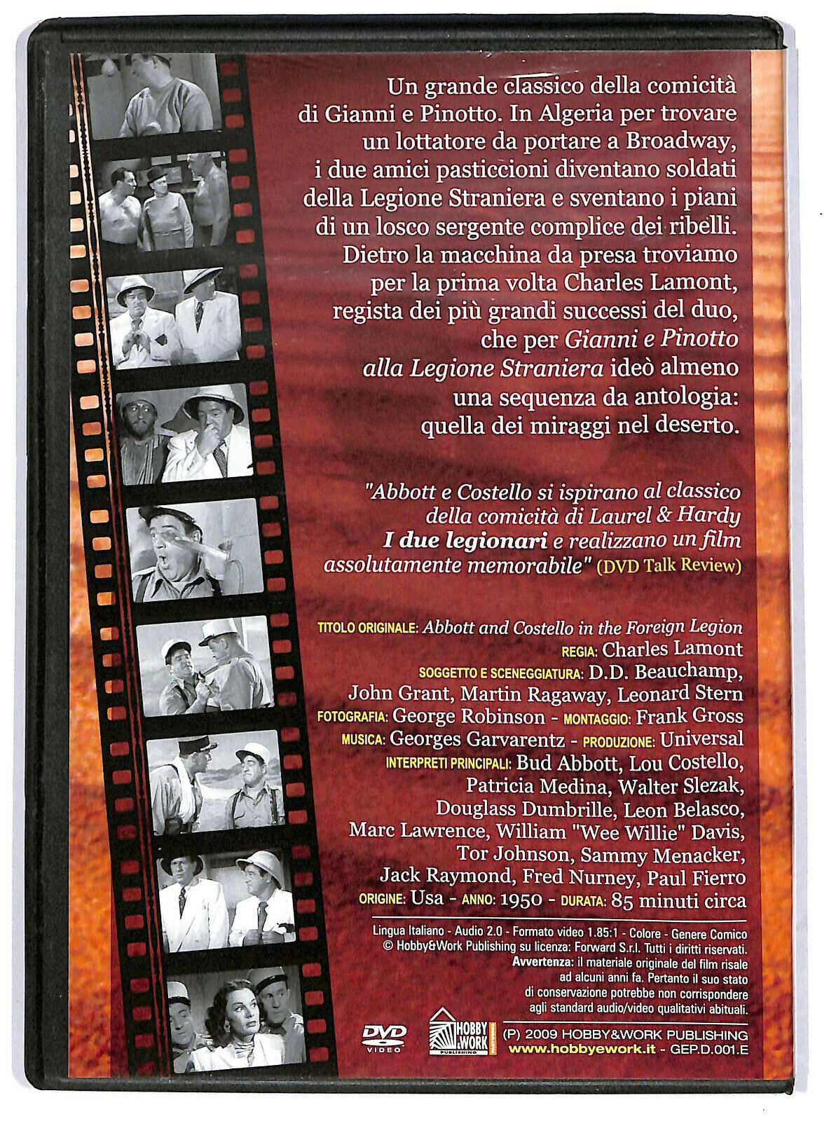 EBOND Gianni e Pinotto Alla Legione Straniera Editoriale DVD DB651316