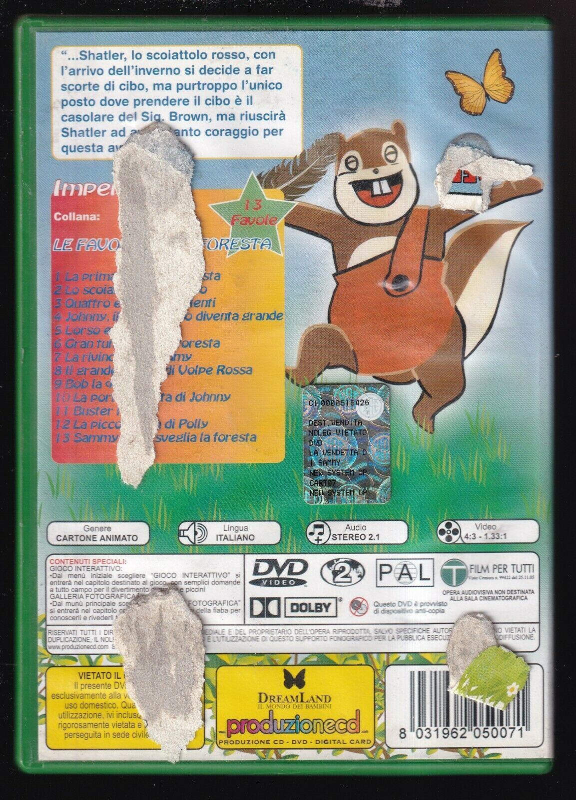 EBOND La Rivincita Di Sammy - Le Favole Della Foresta Vol. 7 DVD DB651329