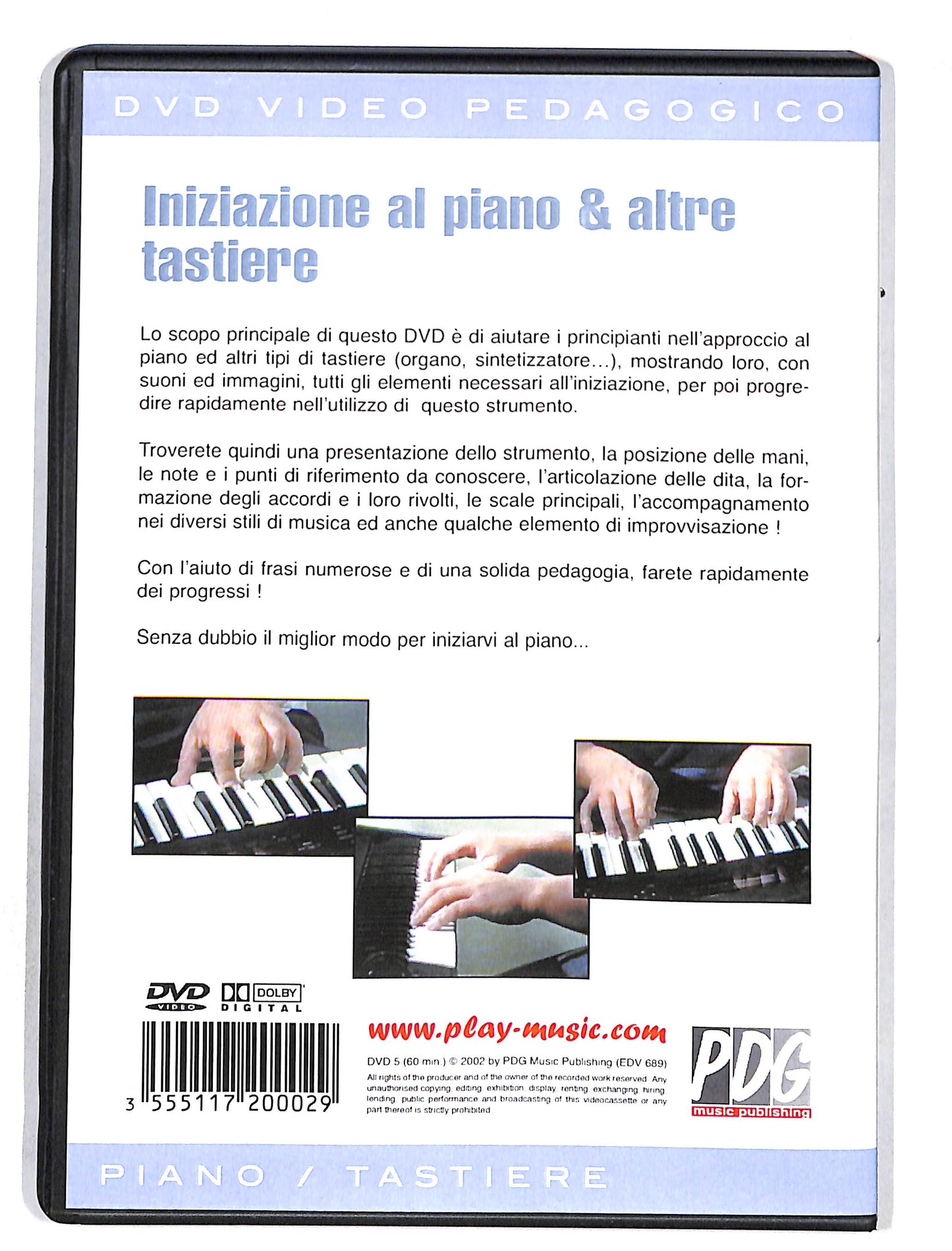 EBOND Iniziazione al piano & altre tastiere DVD DB651420