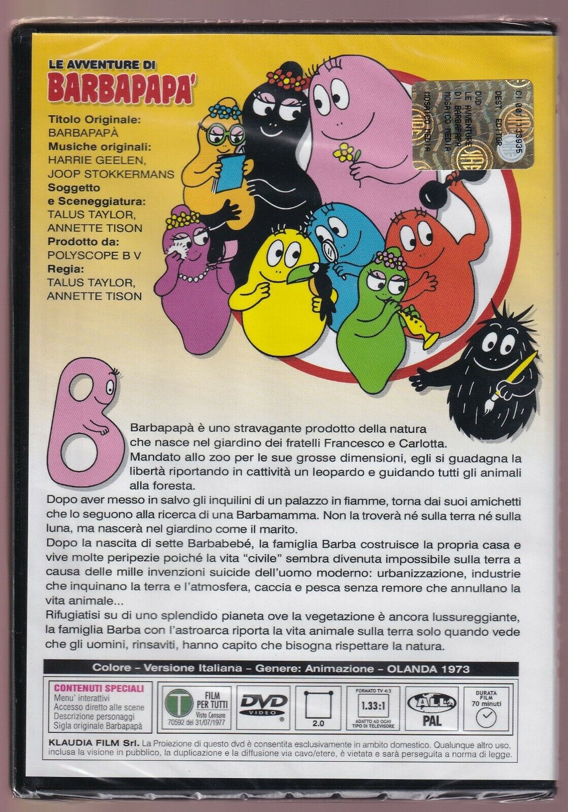 EBOND Le Avventure Di Barbapapa Il Film Editoriale DVD DB651625