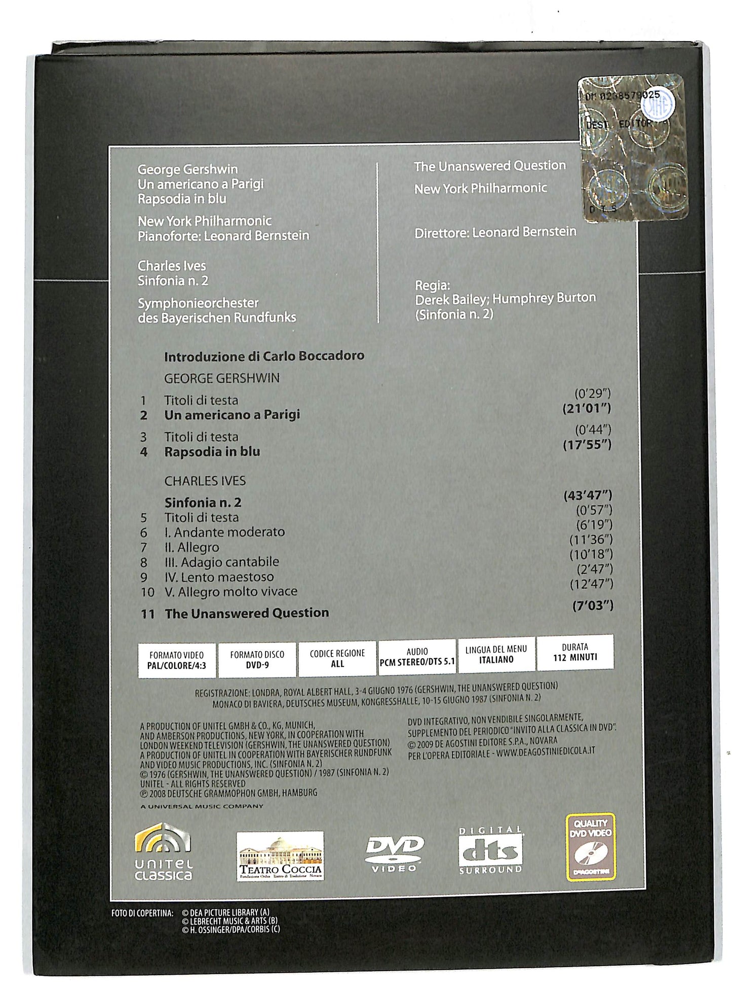 EBOND Invito alla classica - Gershwin - Ives Volume 35 EDITORIALE DVD DB652901