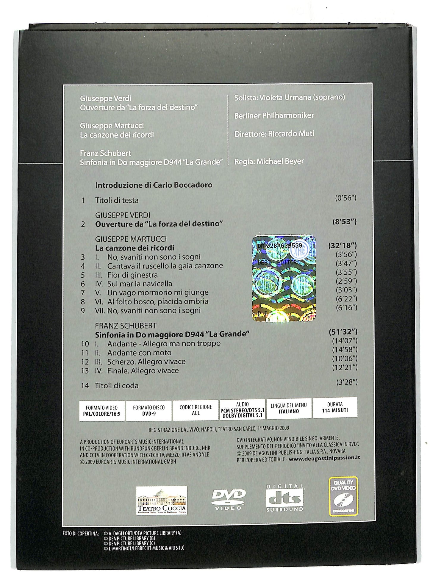 EBOND Invito alla classica in Dvd - Verdi - Martucci - Muti vol.52 DVD DB652915