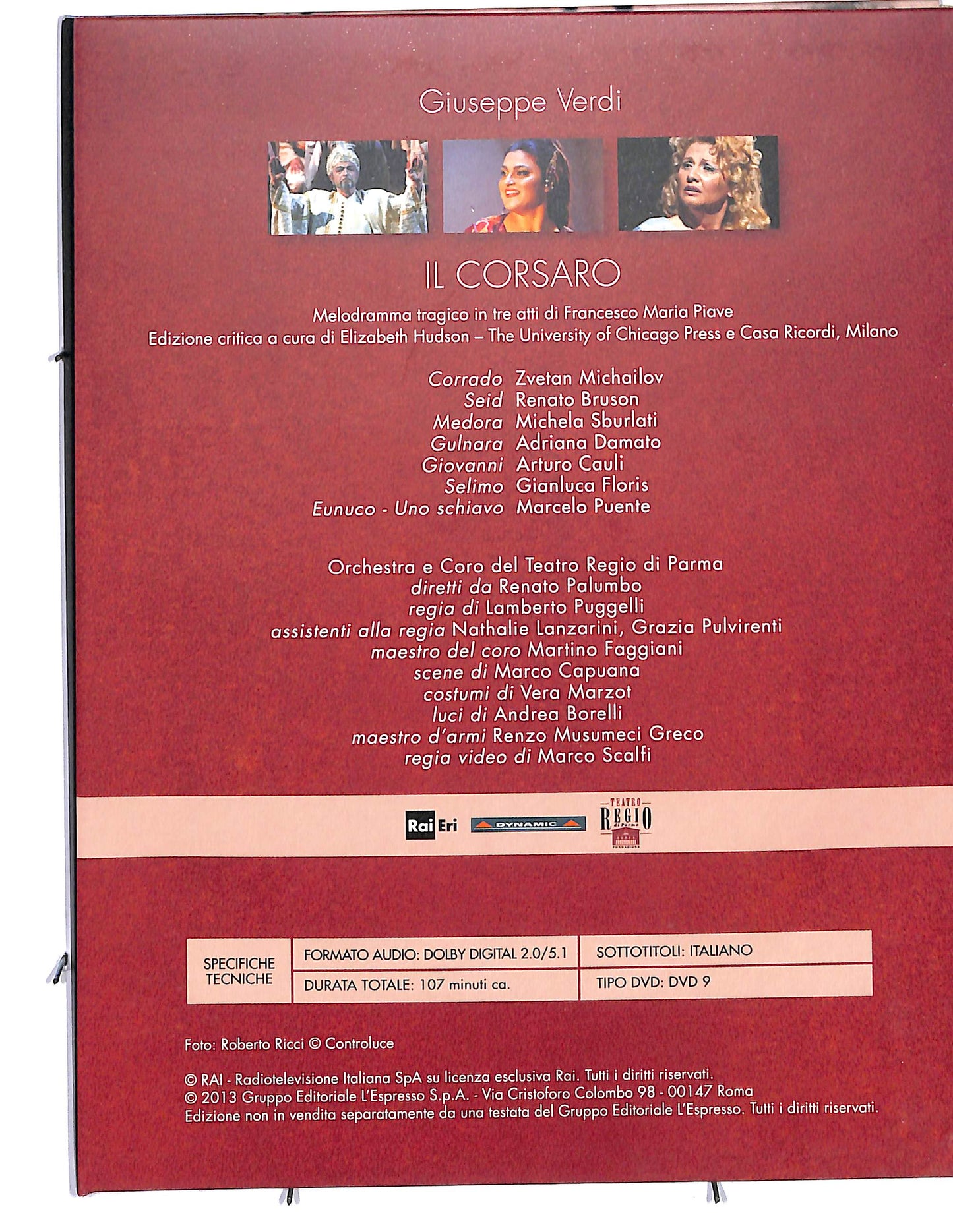 EBOND Viva Verdi 1813 - 2013 Il corsaro vol.20 EDITORIALE DVD DB652932