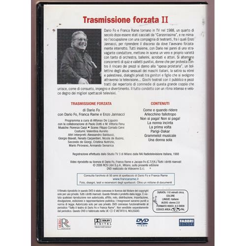 EBOND Dario Fo e Franca Rame:trasmissione Forzata Parte 2 DVD DB652962