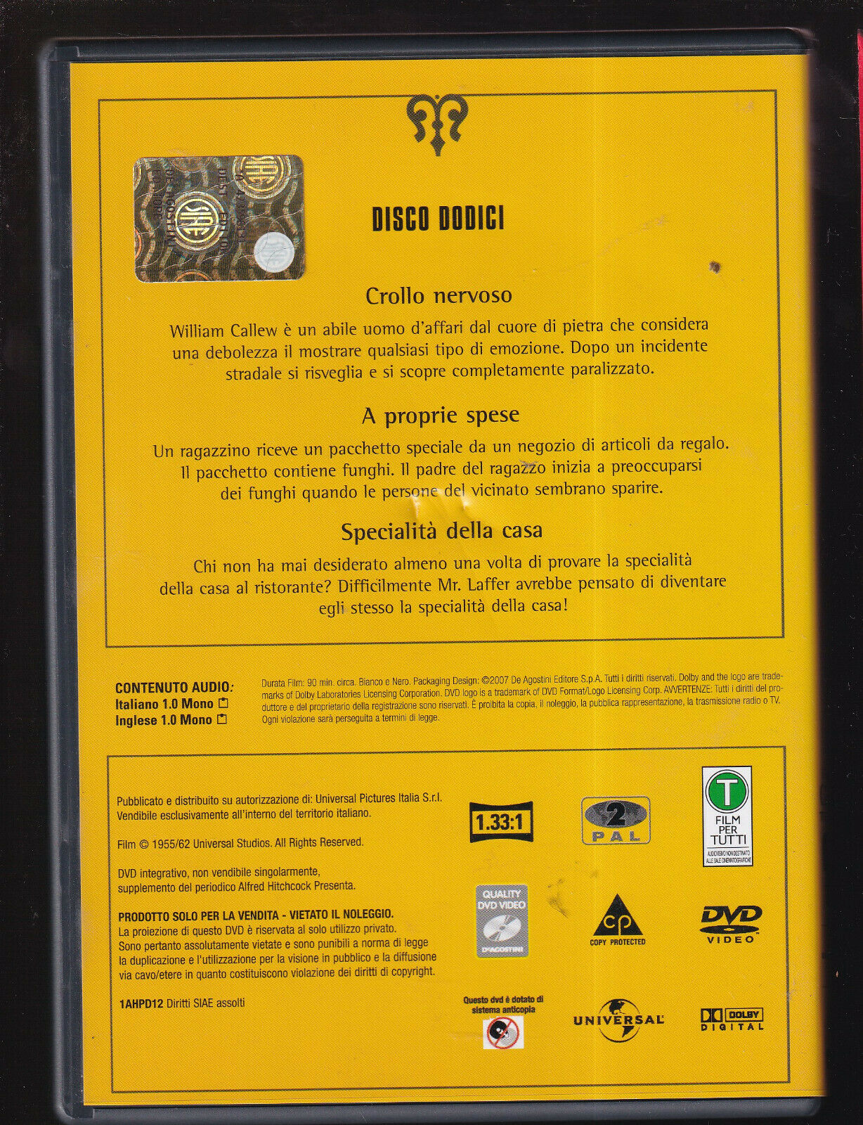 EBOND Alfred Hitchcock Presenta Disco 12 DVD DB653120