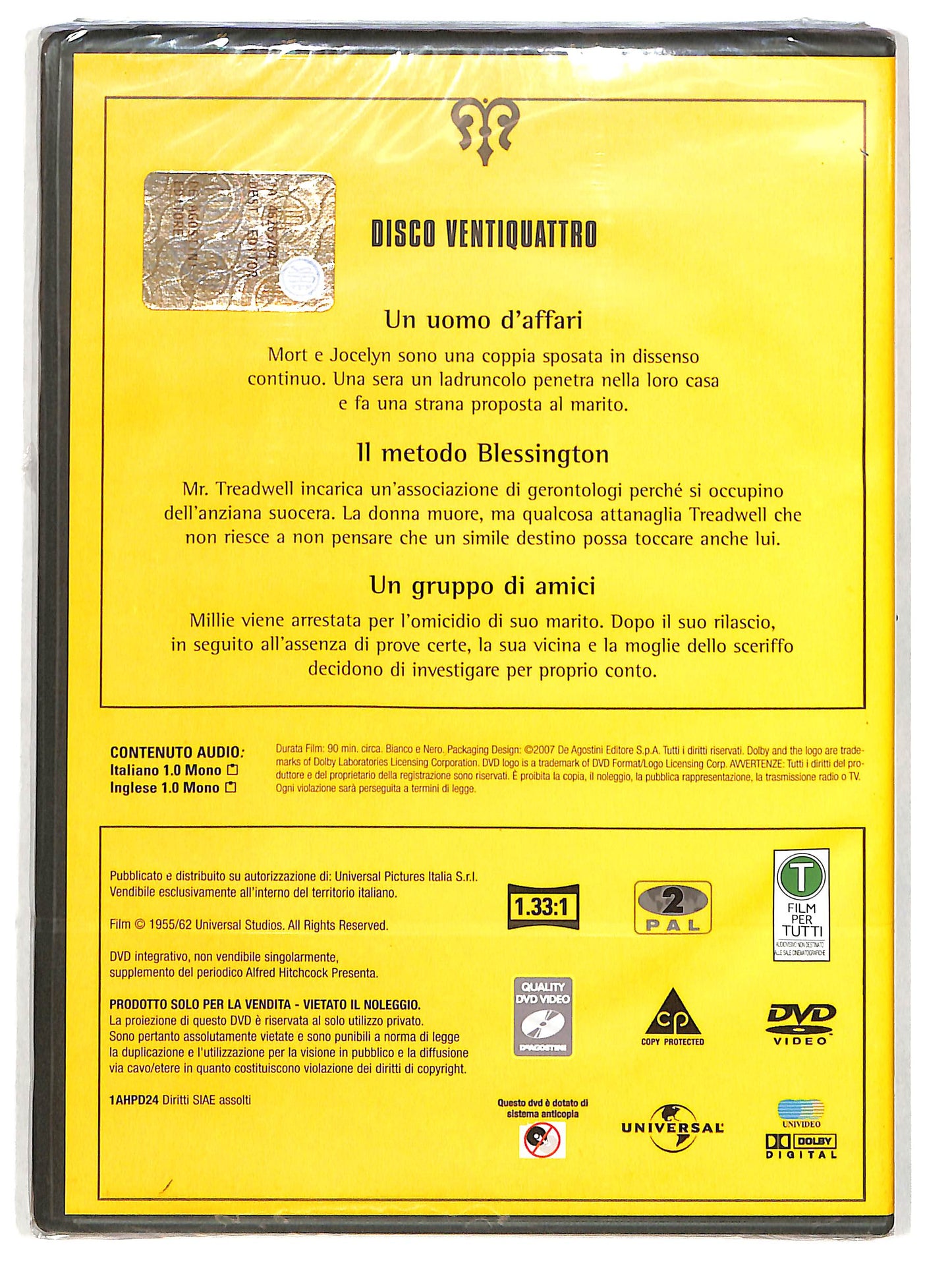 EBOND Alfred Hitchcock presenta • Disco 24 EDITORIALE DVD DB653124