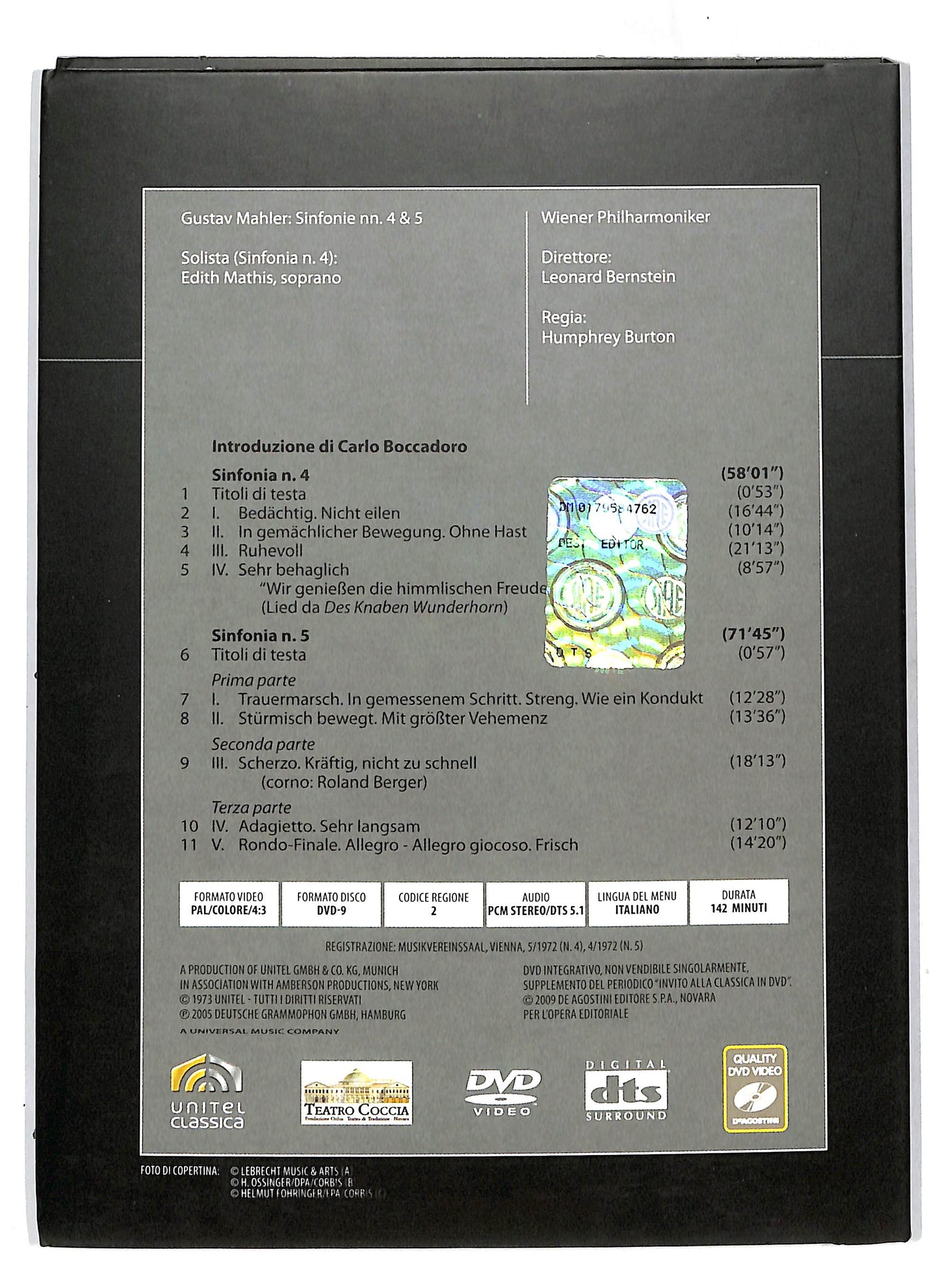 EBOND Invito alla classica - Mahler - Bernstein Vol 2 EDITORIALE DVD DB653435