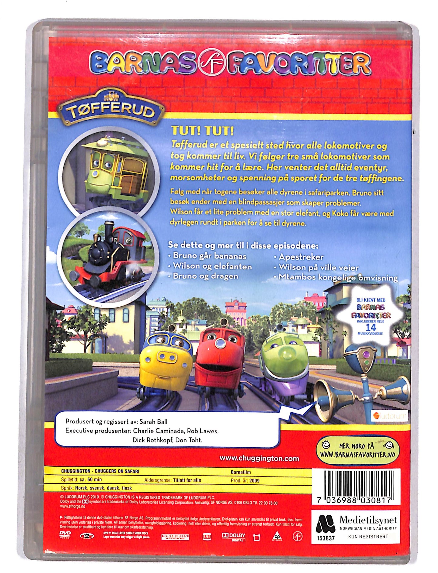 EBOND Tofferud tog pa safari DVD DB654209