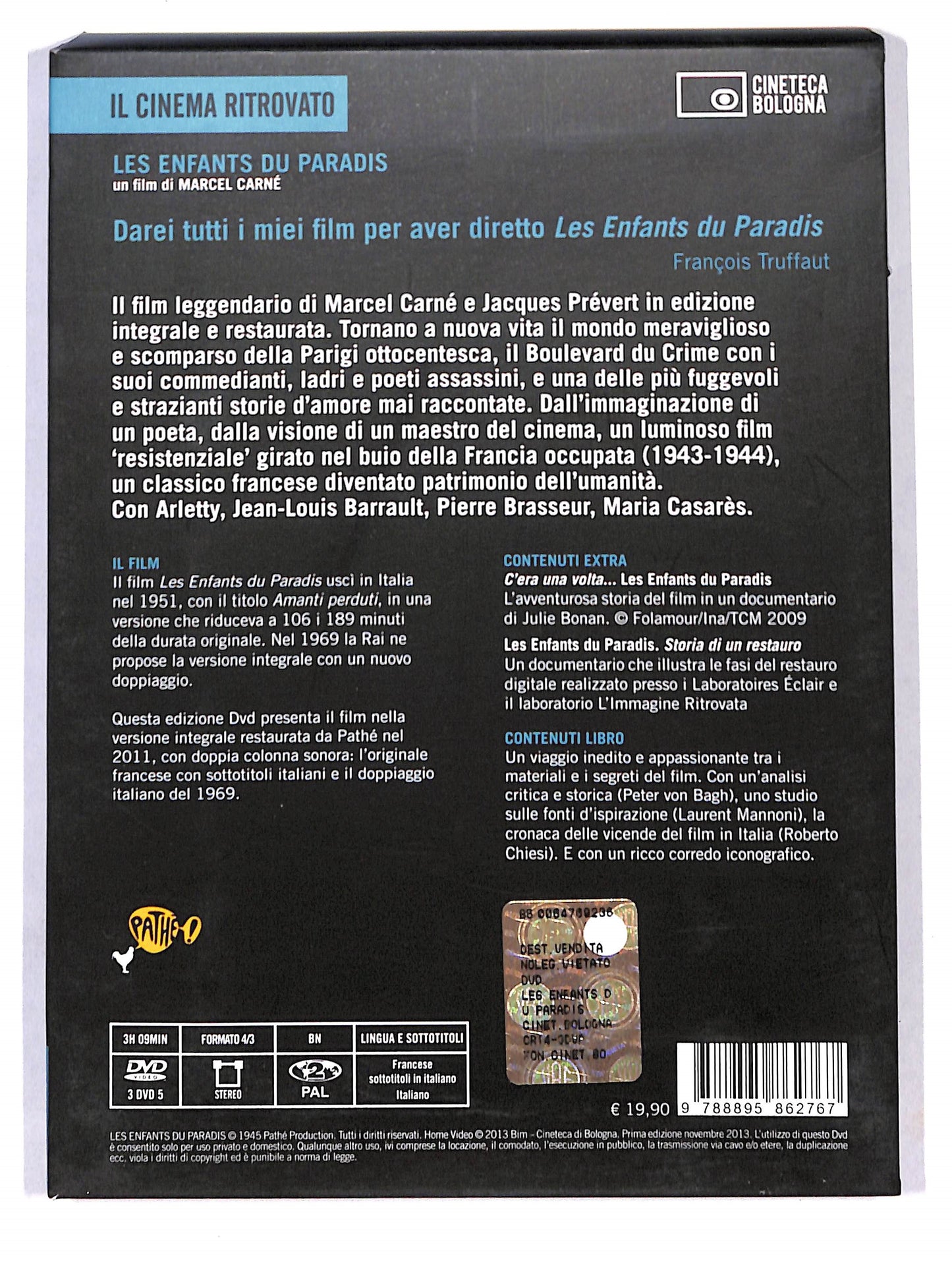 EBOND Les enfants du paradis +Cofanetto DVD DB654226