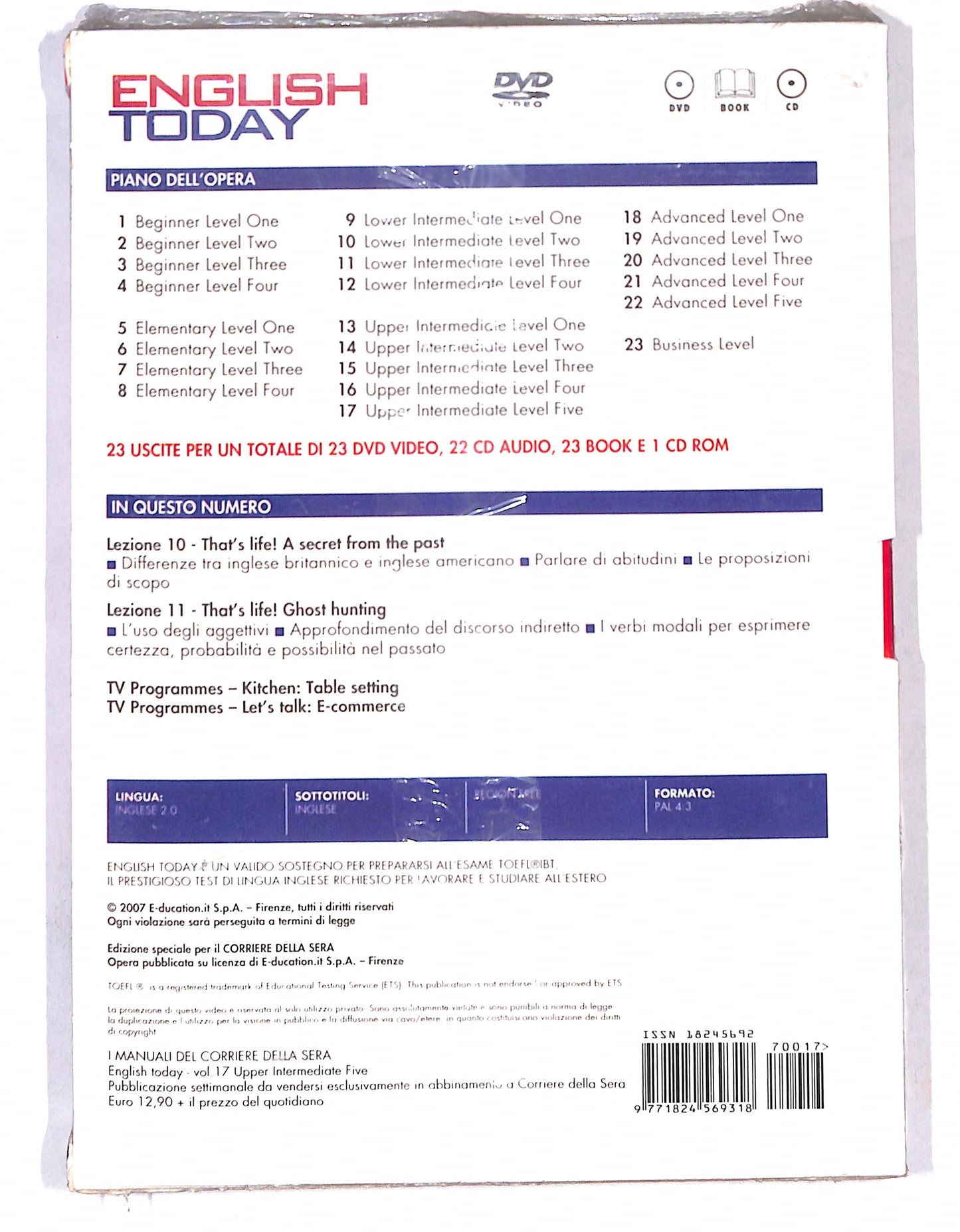 EBOND English Today vol.7 EDITORIALE DVD DB654229