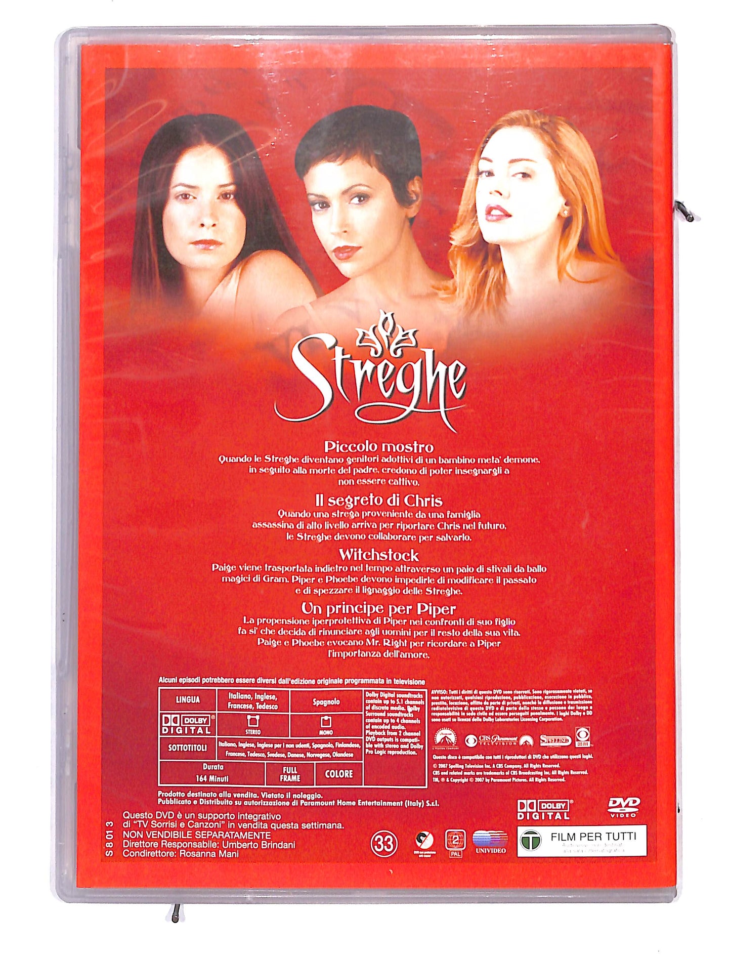 EBOND Streghe stagione 6 disco 3 EDITORIALE DVD DB654239