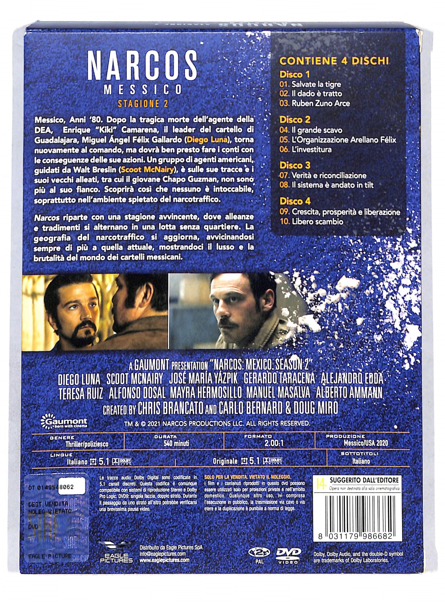 EBOND Narcos Messico Stagione 2 DVD DB654401