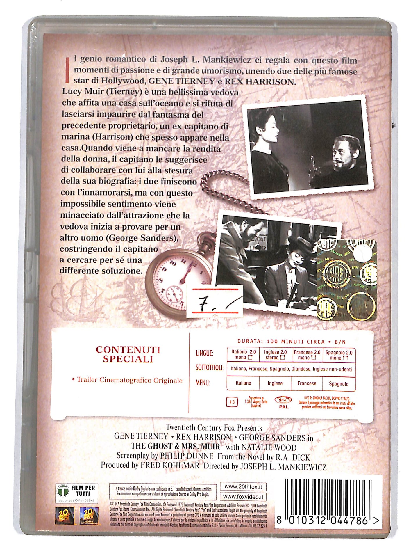 EBOND Il fantasma e la signora Miur DVD DB654430