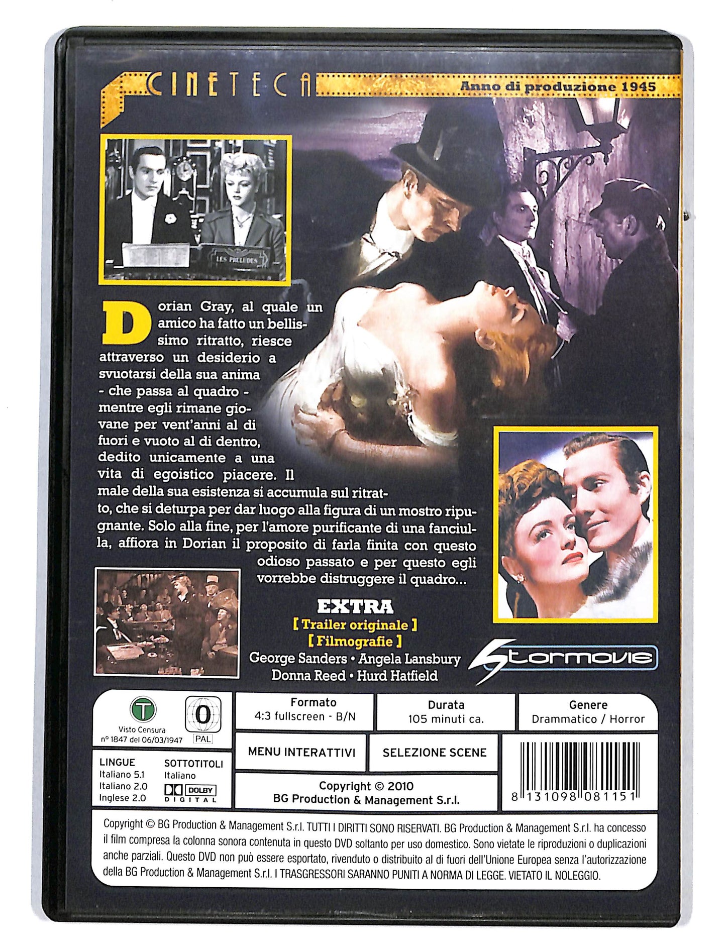 EBOND Il ritratto di Dorian Gray DVD DB654441