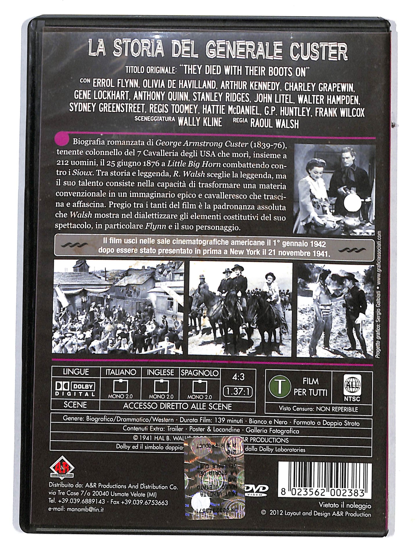 EBOND La storia del generale Custer DVD DB654457