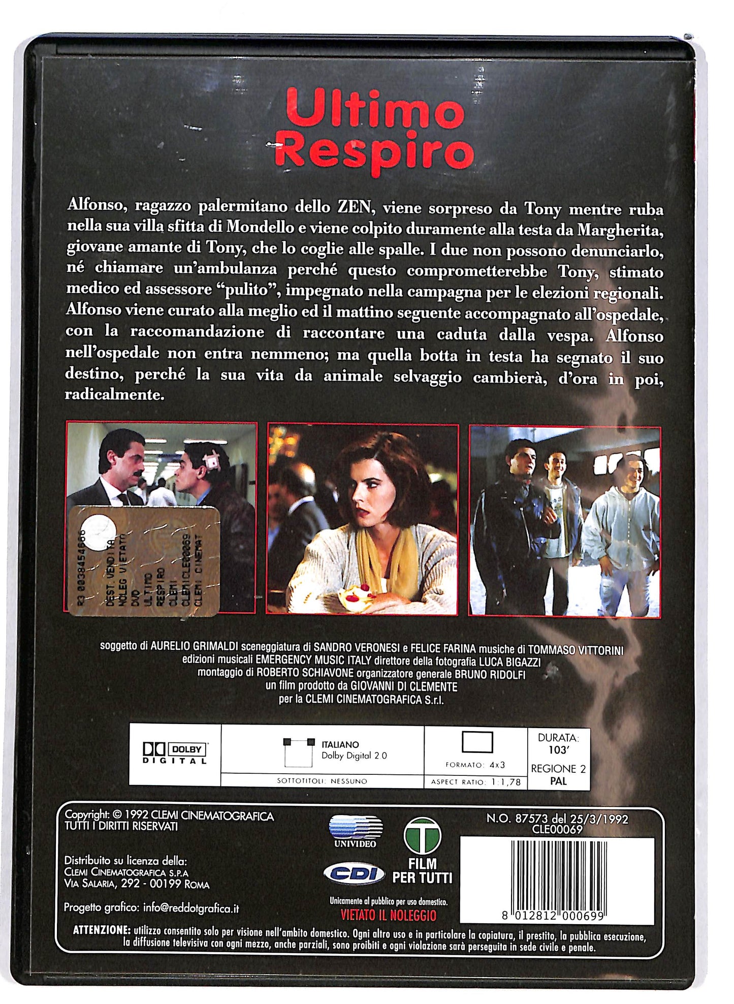 EBOND Ultimo respiro DVD DB656605