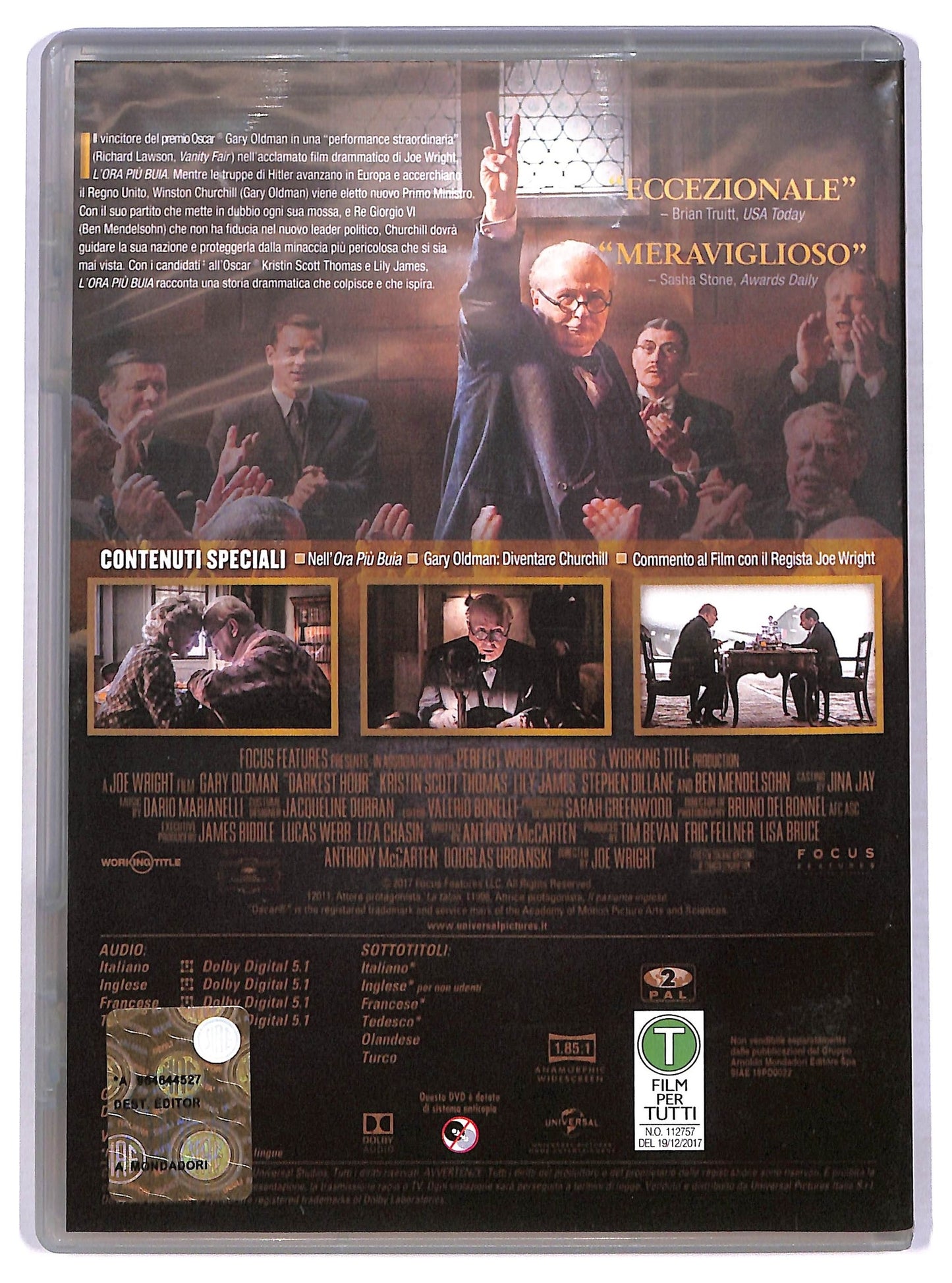 EBOND L'ora piu buia EDITORIALE DVD DB657109