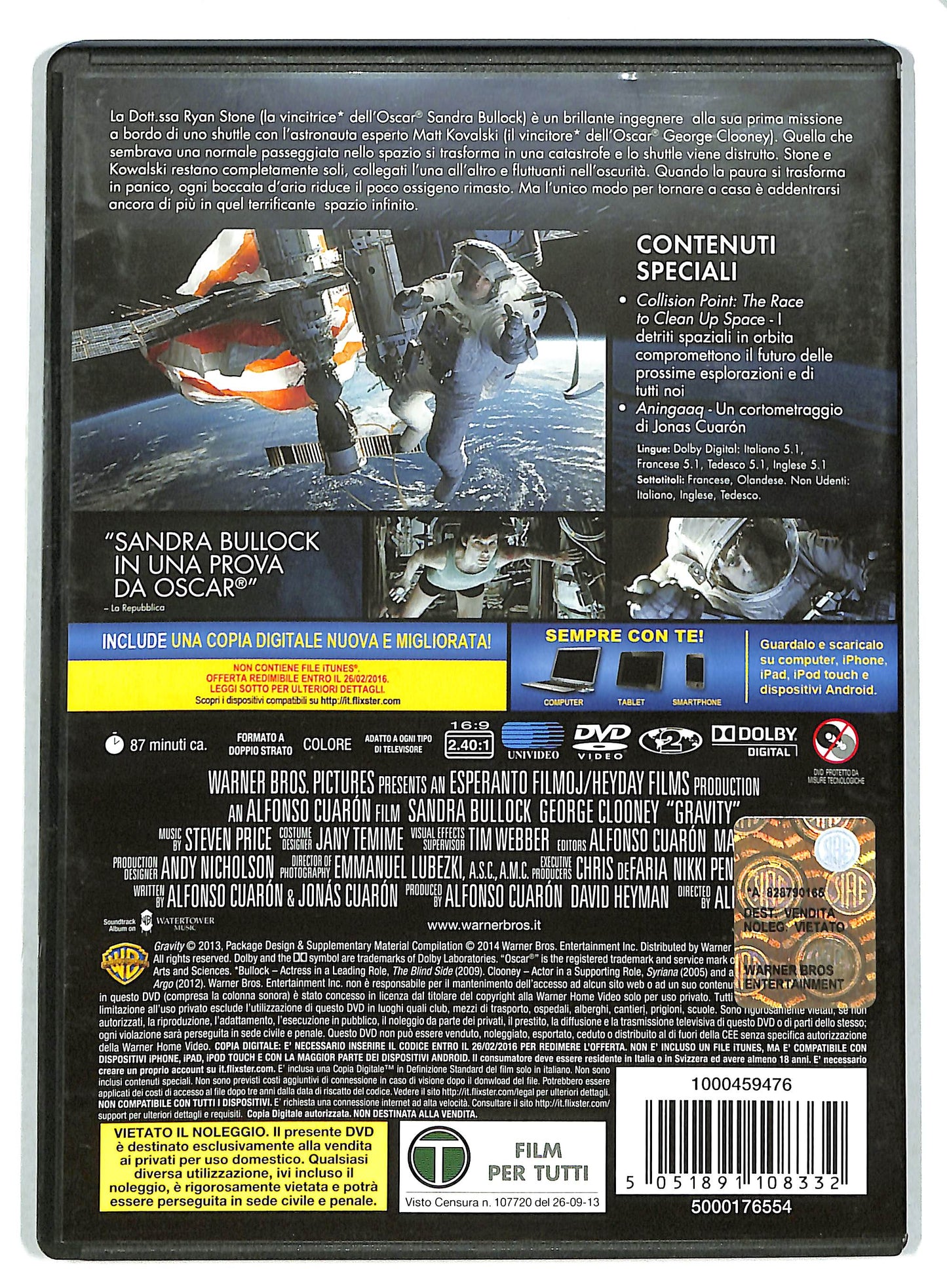 EBOND gravity NOLEGGIO DVD DB657631
