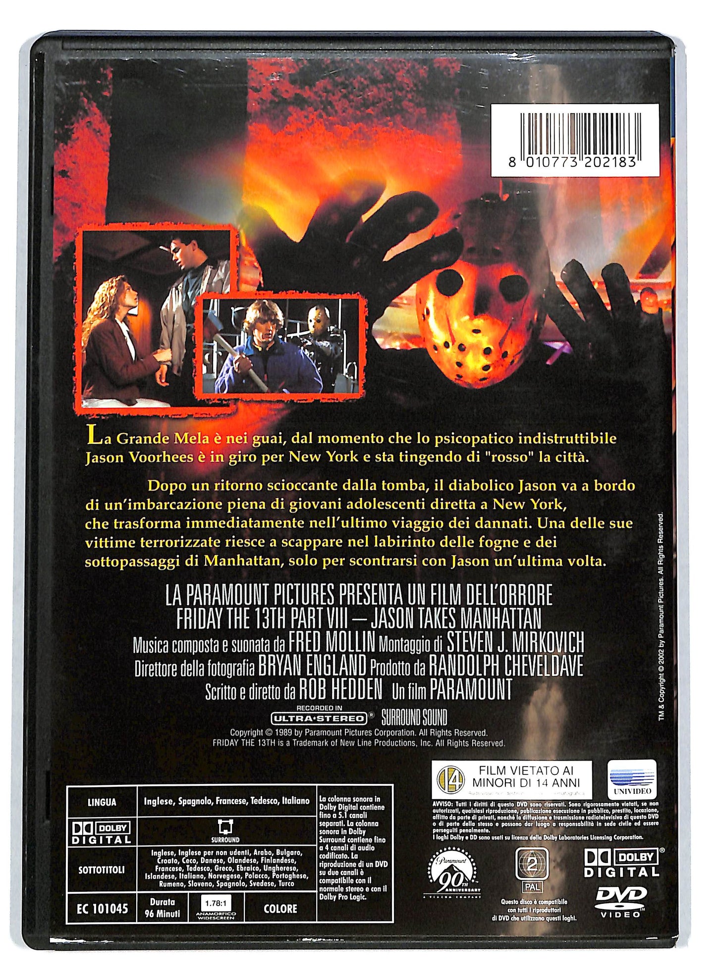 EBOND Venerdi 13 parte VIII - Incubo a Manhattan DVD DB657651