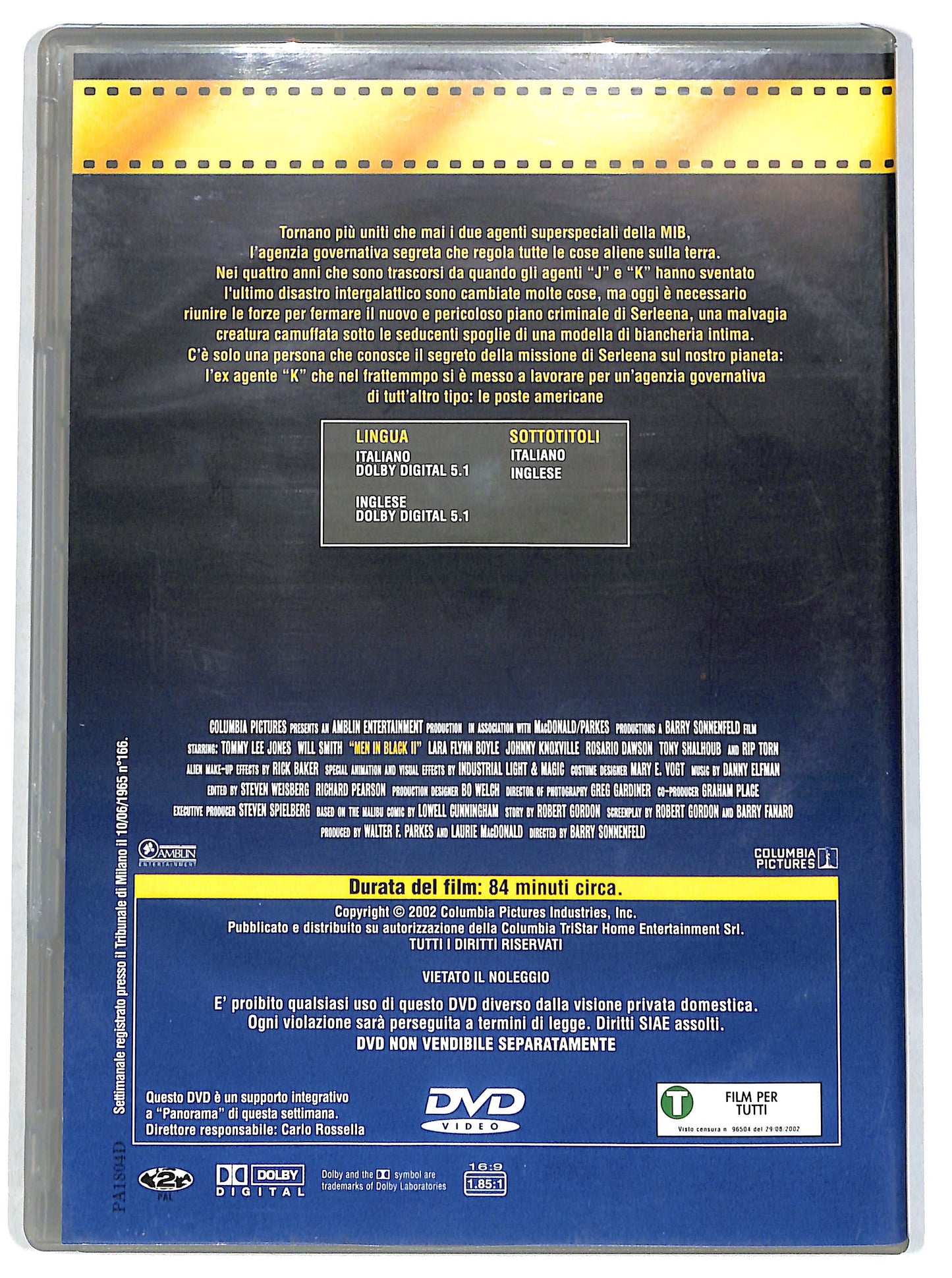 EBOND Men in Black II EDITORIALE DVD DB657910