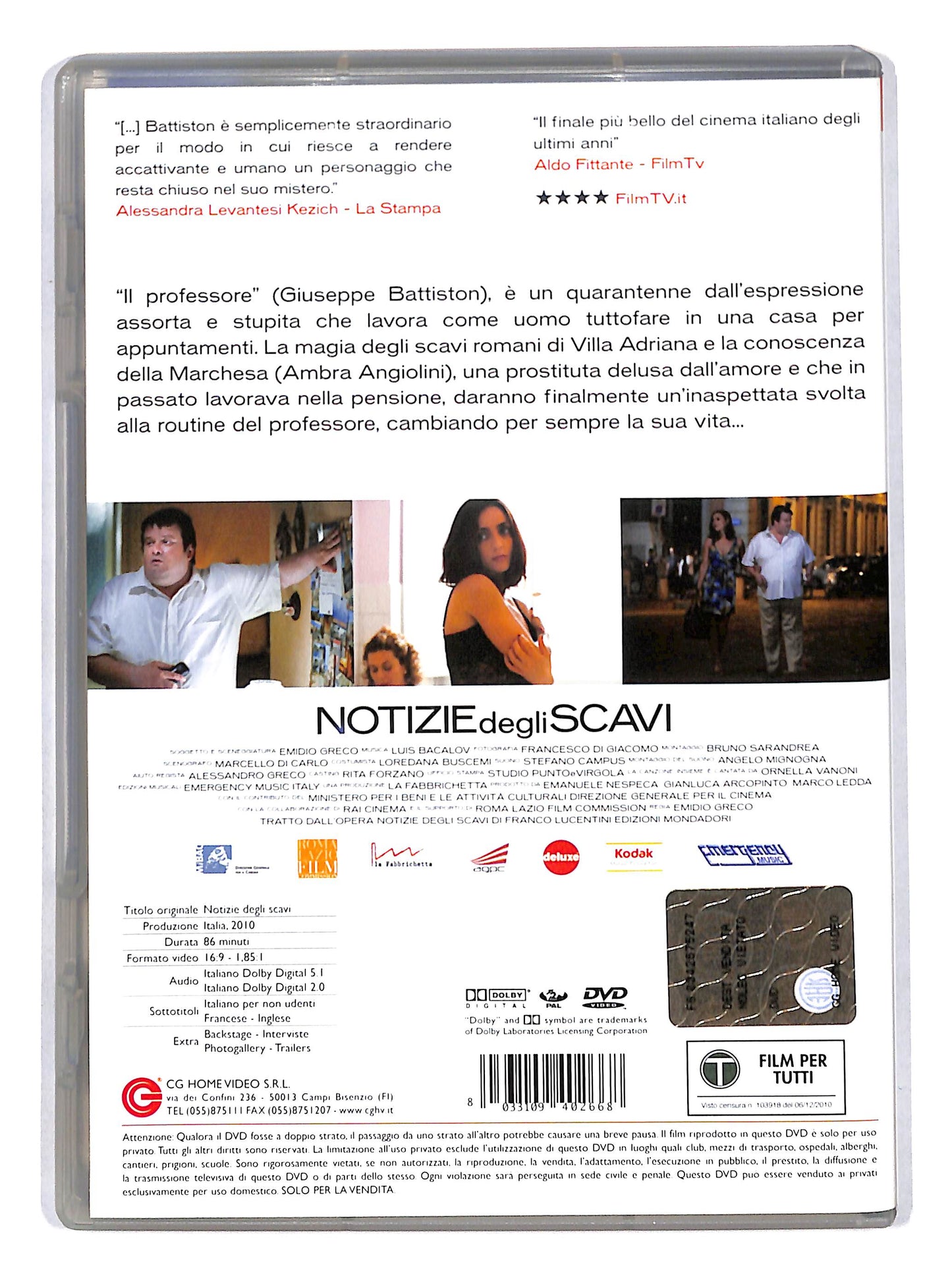 EBOND Notizie degli scavi DVD DB658121