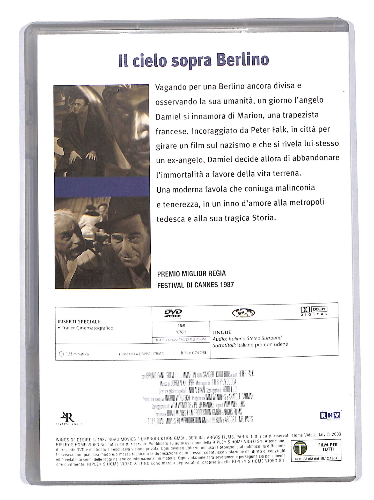 EBOND Il cielo sopra berlino DVD DB658137