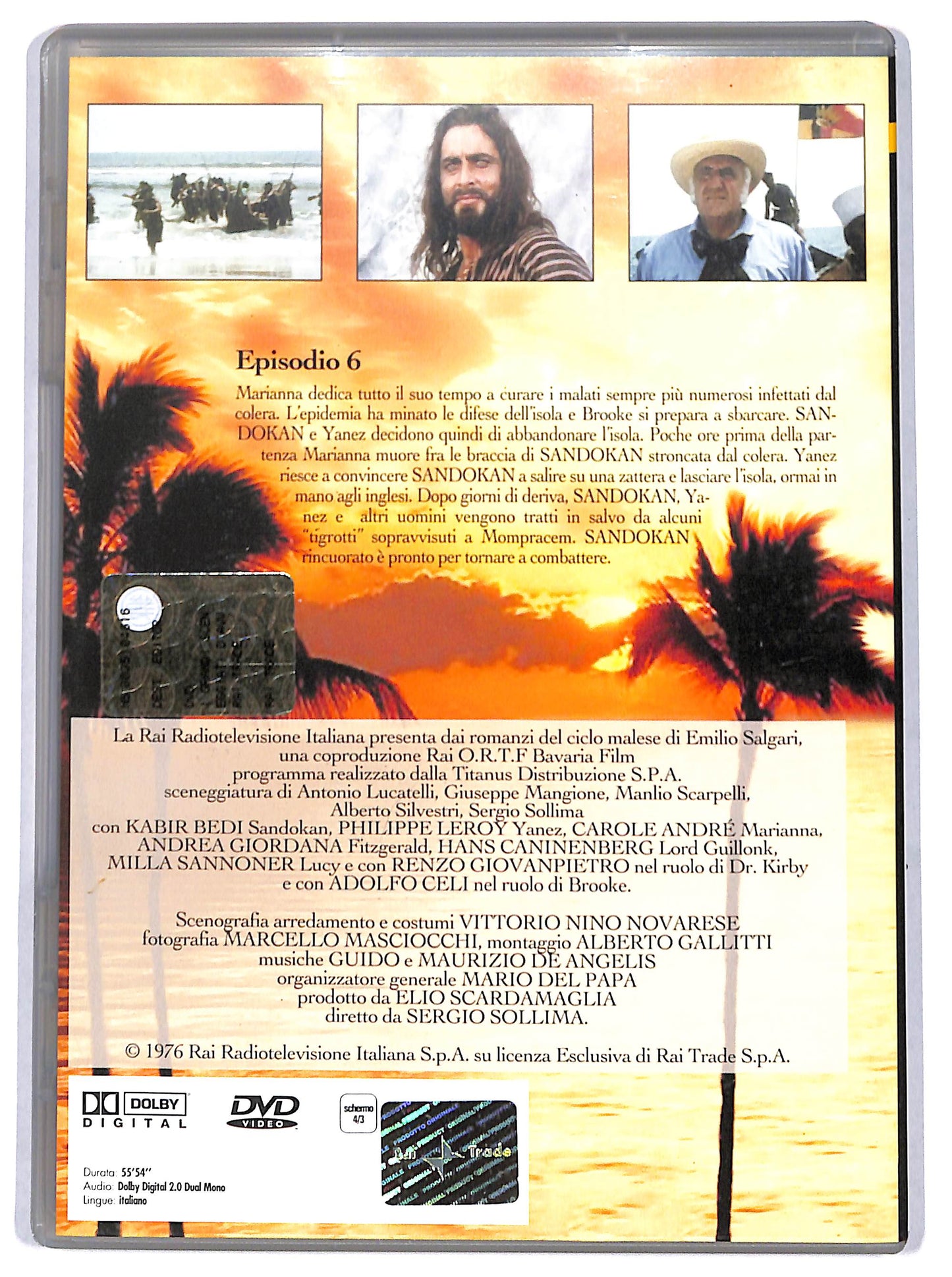 EBOND sandokan episodio 6 EDITORIALE DVD DB658303