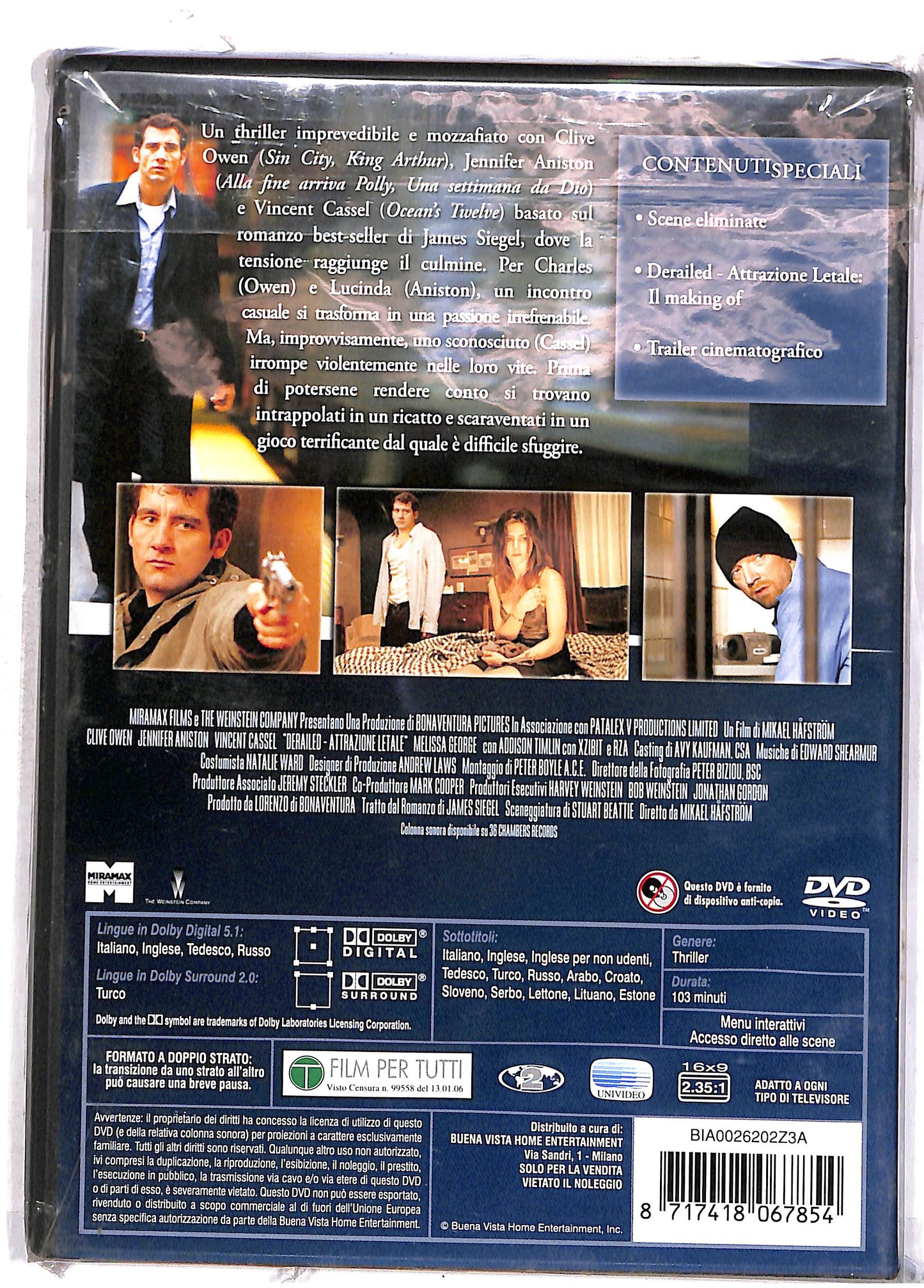 EBOND Derailed - Attrazione Letale DVD DB658407