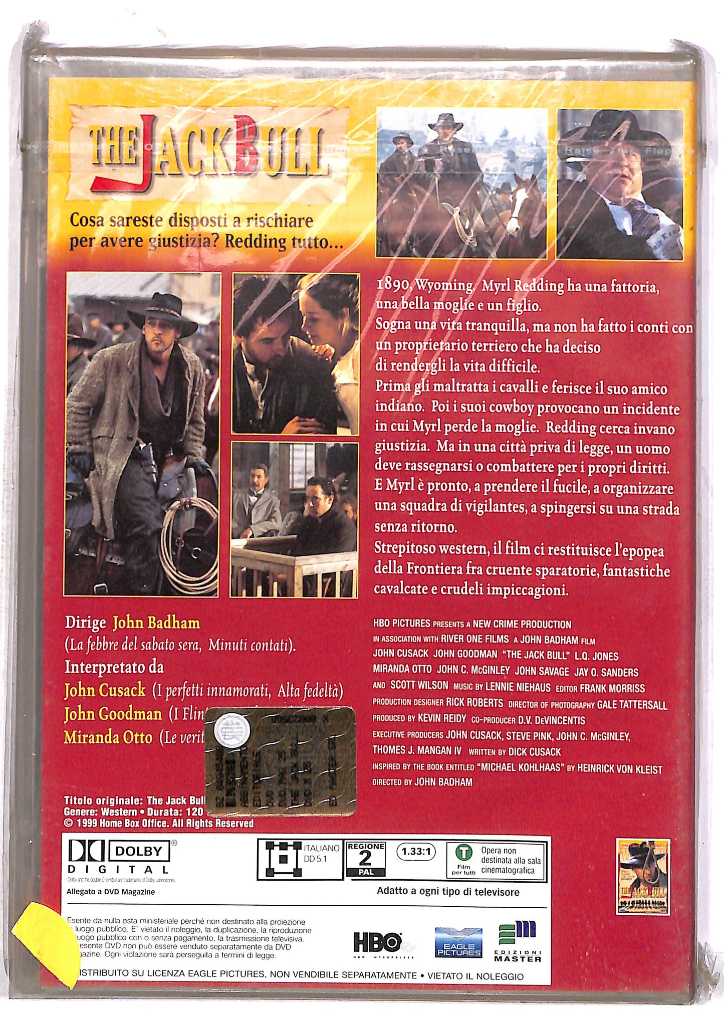 EBOND The Jack Bull Il Prezzo Della Giustizia Editoriale DVD DB658419