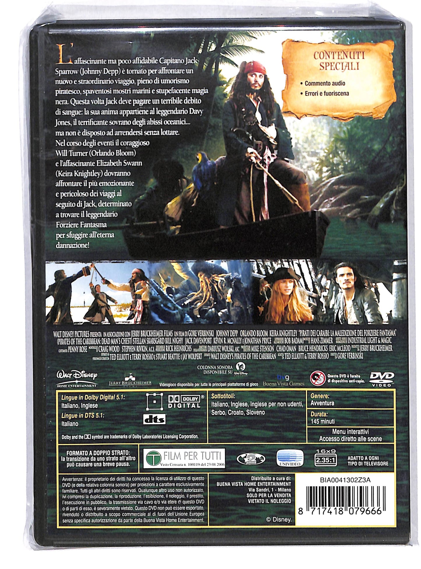 EBOND Pirati dei Caraibi - La maledizione del forziere fantasma DVD DB658470