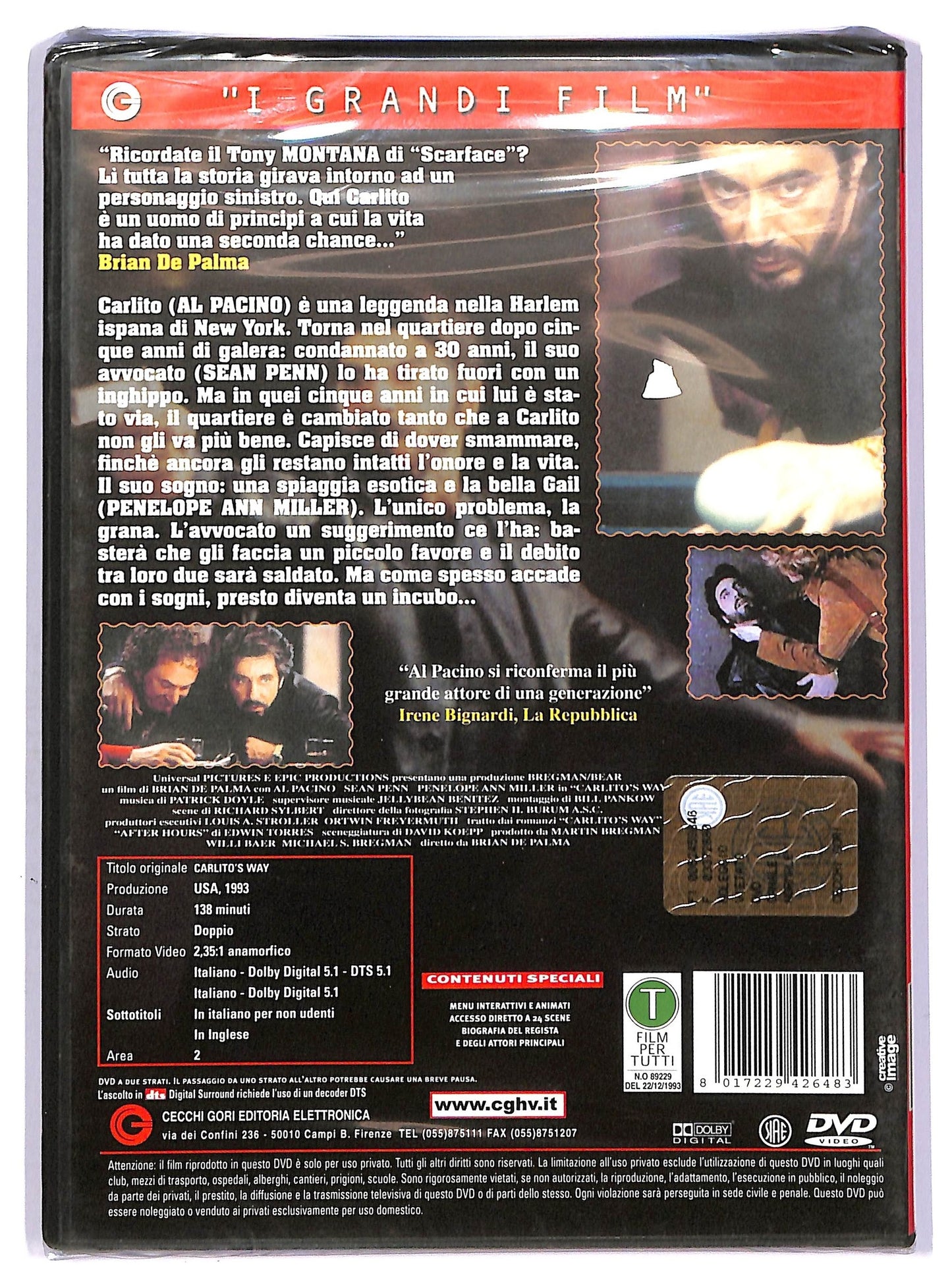 EBOND carlito's way DVD DB658634
