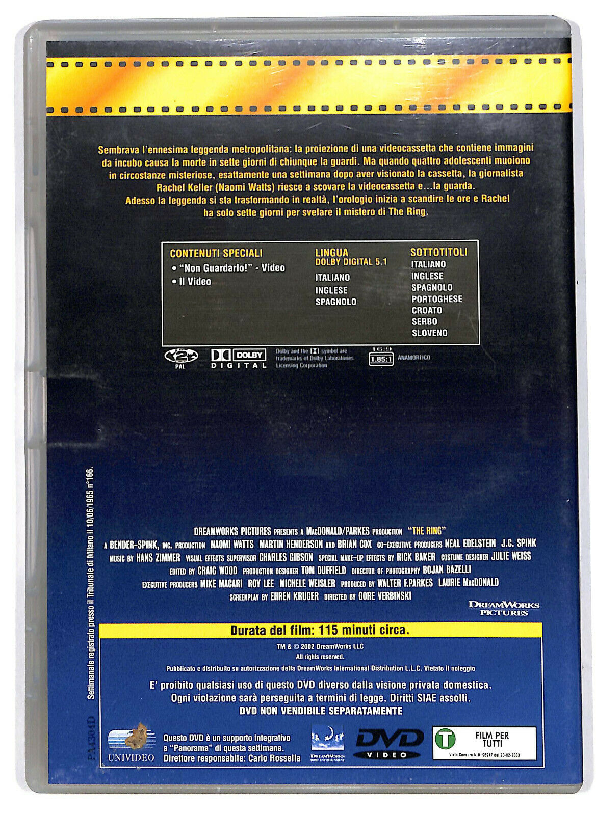 EBOND The Ring  Editoriale DVD DB658637