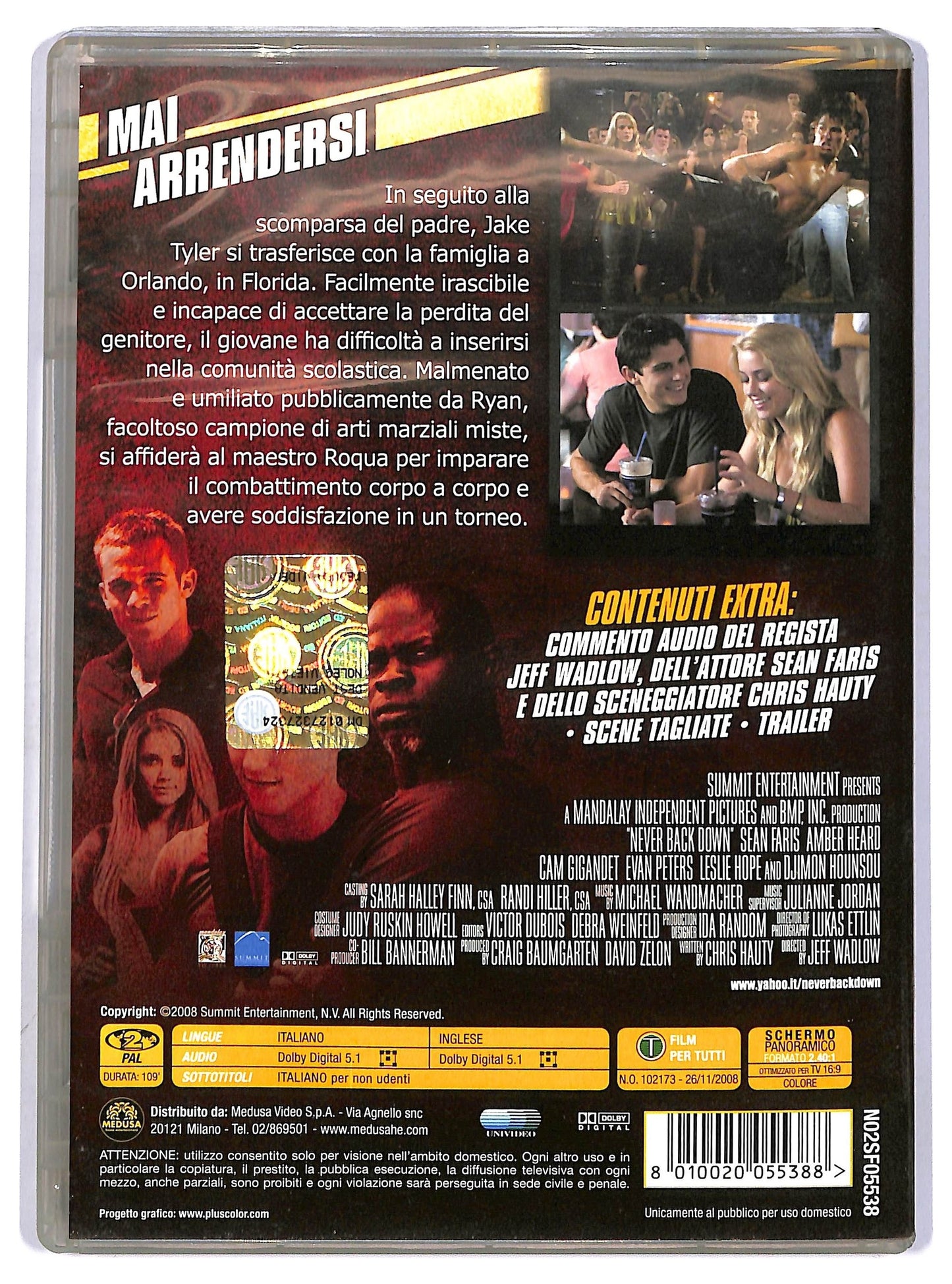 EBOND Never Back Down Mai arrendersi DVD DB659133
